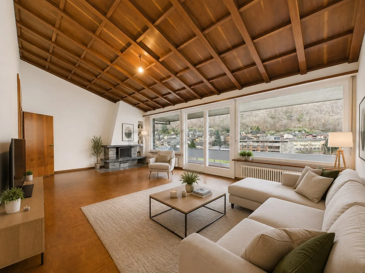 Appartement lumineux dans une villa bifamiliale avec grand jardin à Giornico - Photo 1 sur 9