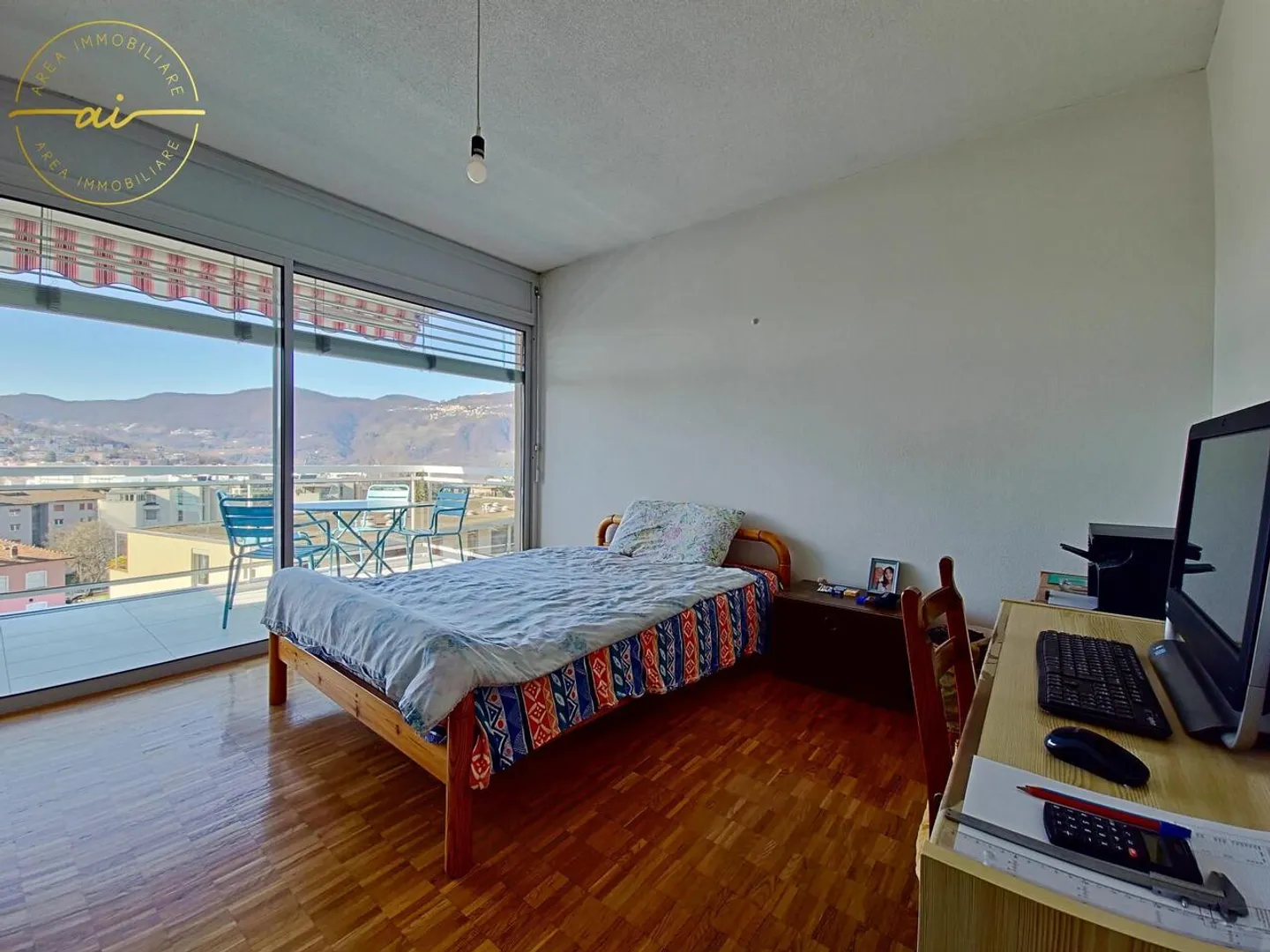 APPARTAMENTO 4.5 LOCALI CON TERRAZZA E VISTA LAGO A MASSAGNO - Foto 11 di 13