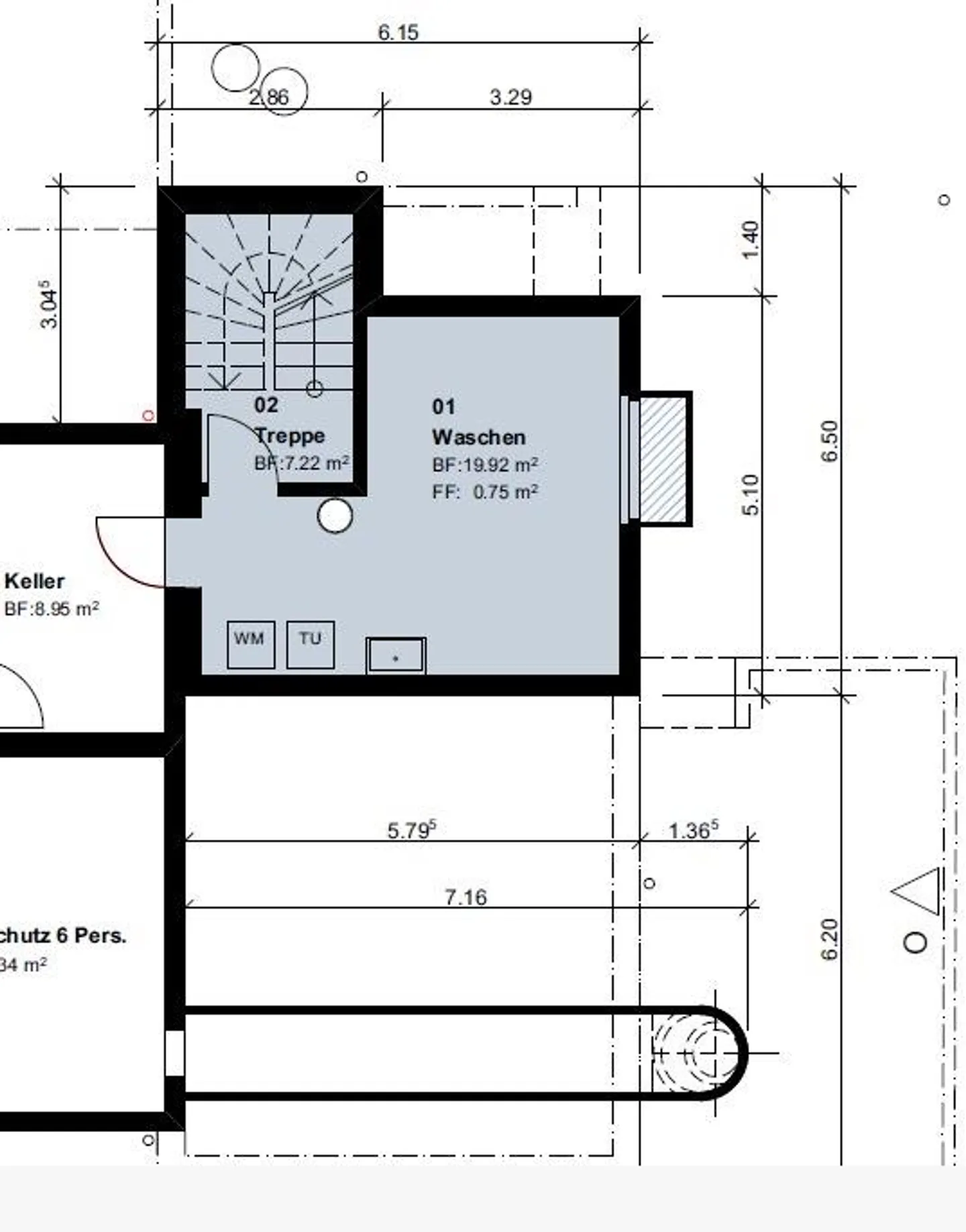 Parte di una casa in un tranquillo quartiere di case unifamiliari - Foto 15 di 16