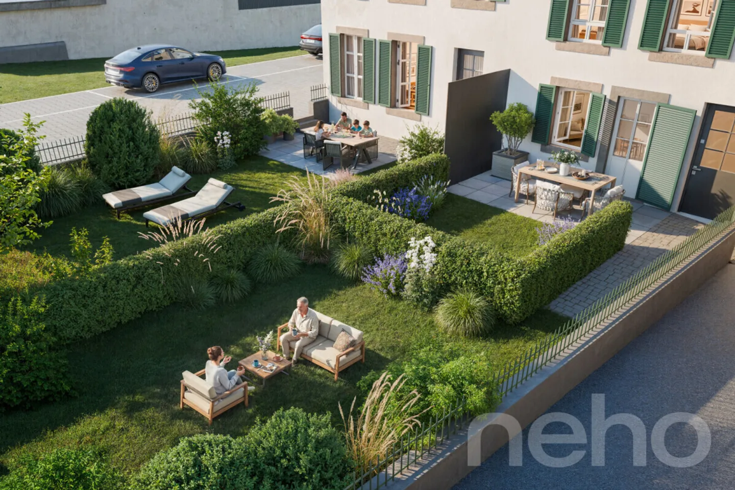 Magnifico appartamento di 4,5 locali con grande terrazza e giardino privato - Foto 7 di 9