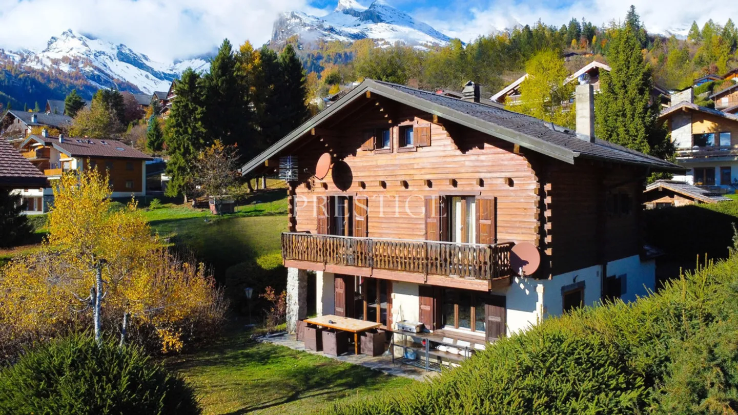 Familienchalet mit 5 Zimmern in Ovronnaz - Foto 1 von 18