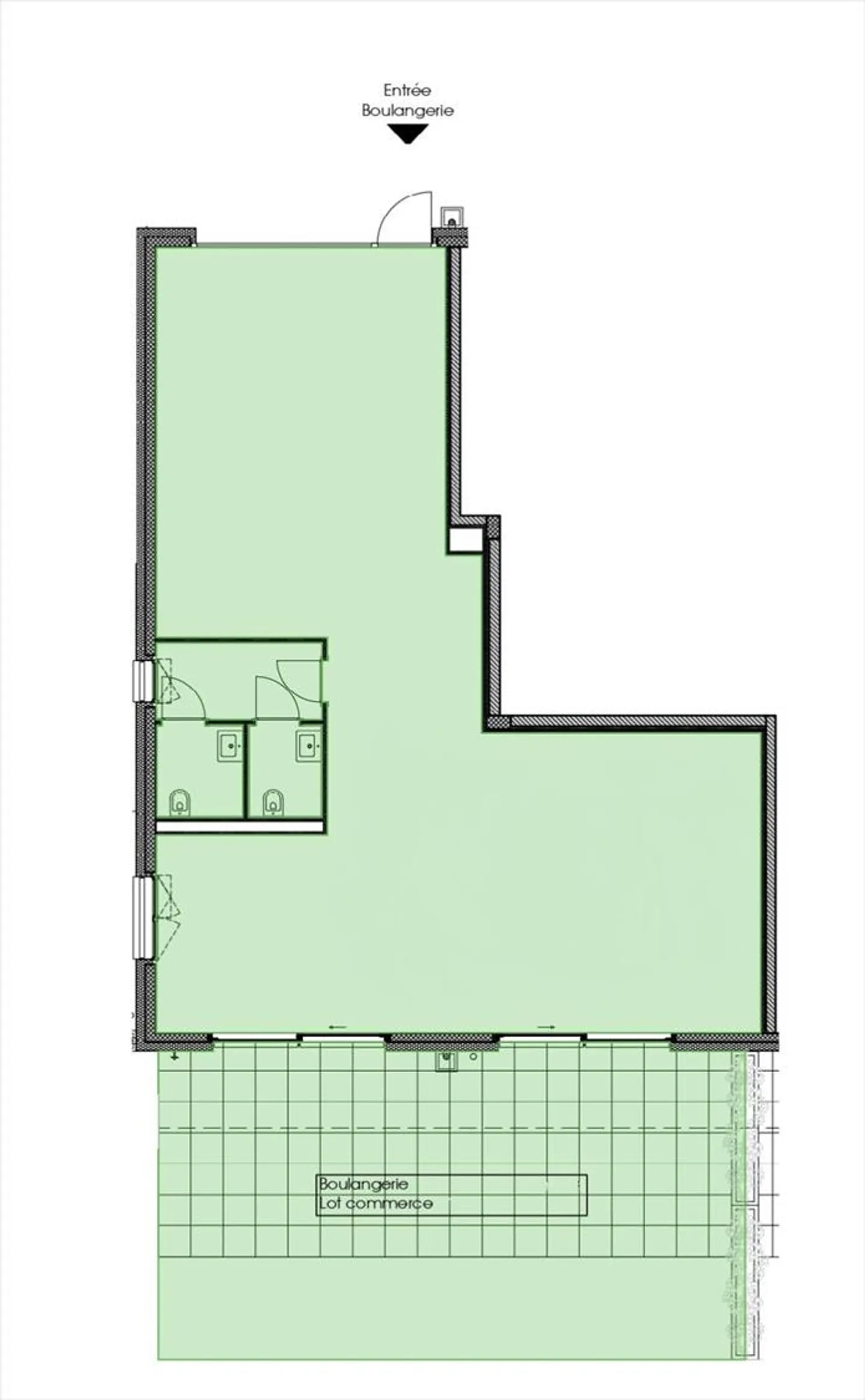 Magnifico spazio commerciale di circa 115m2 - Foto 3 di 3