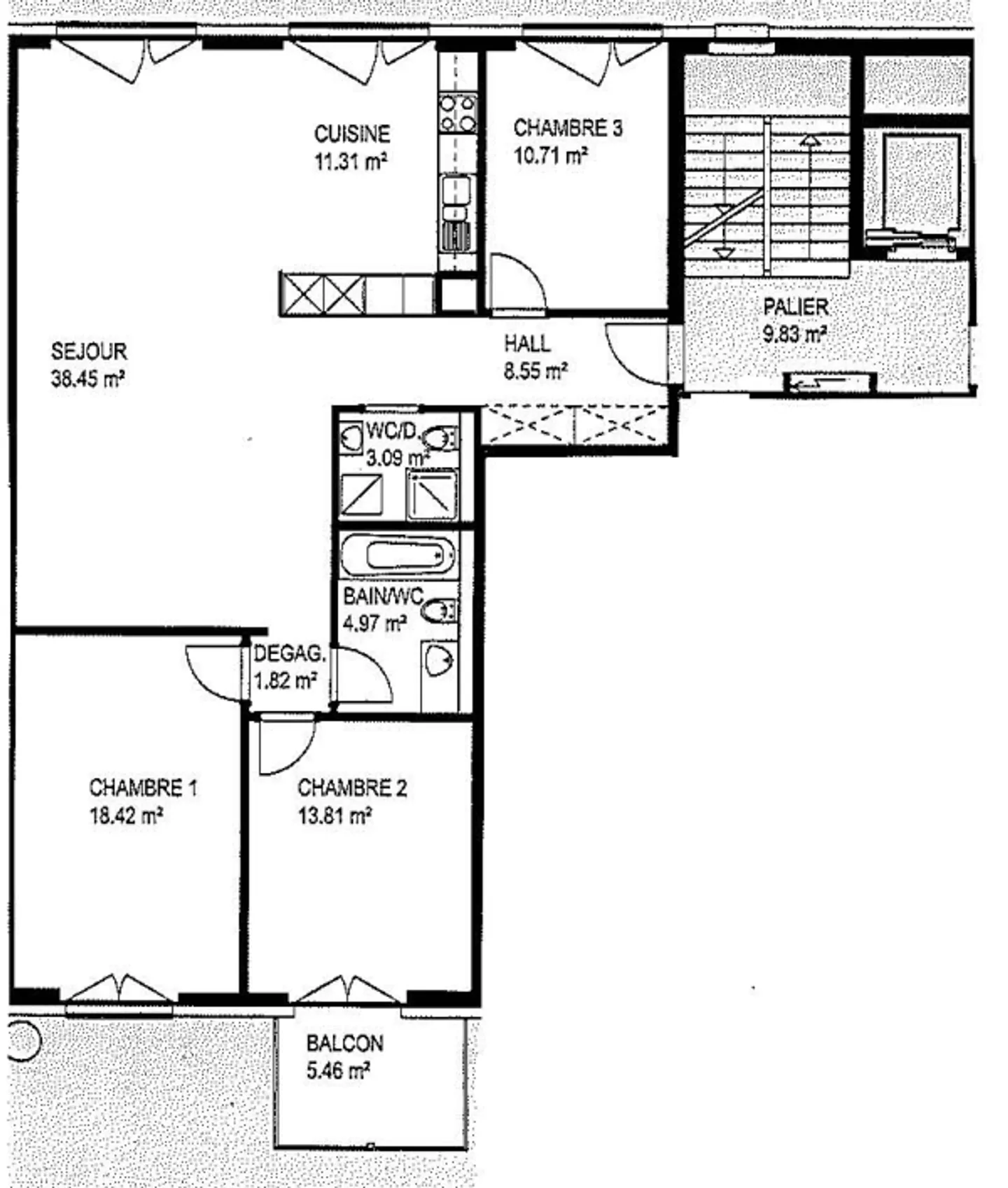 Bright apartment in the heart of Fribourg - Photo 7 of 7