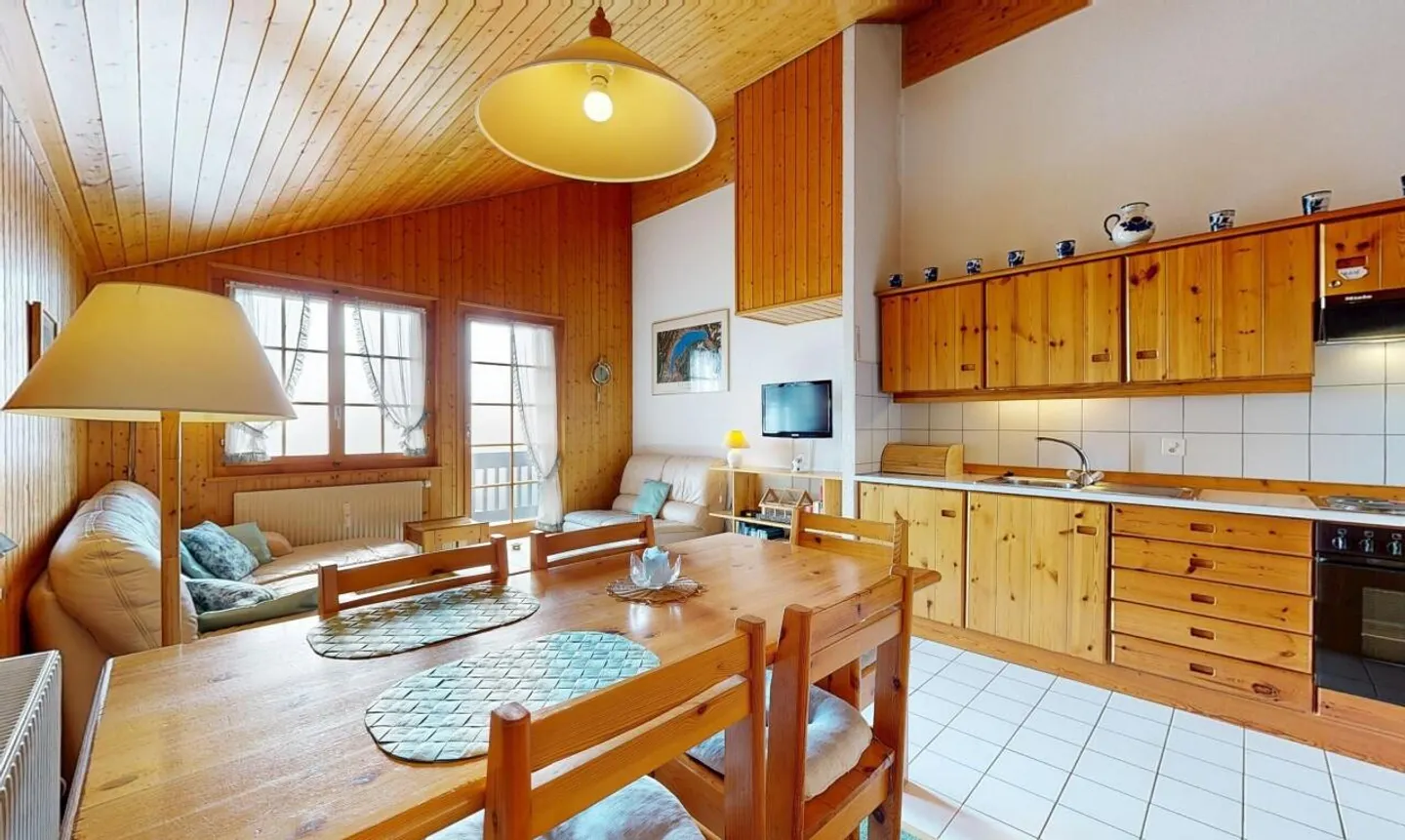 Appartamento con 3 camere di fronte alle Dents du Midi - Champoussin - Foto 1 di 13
