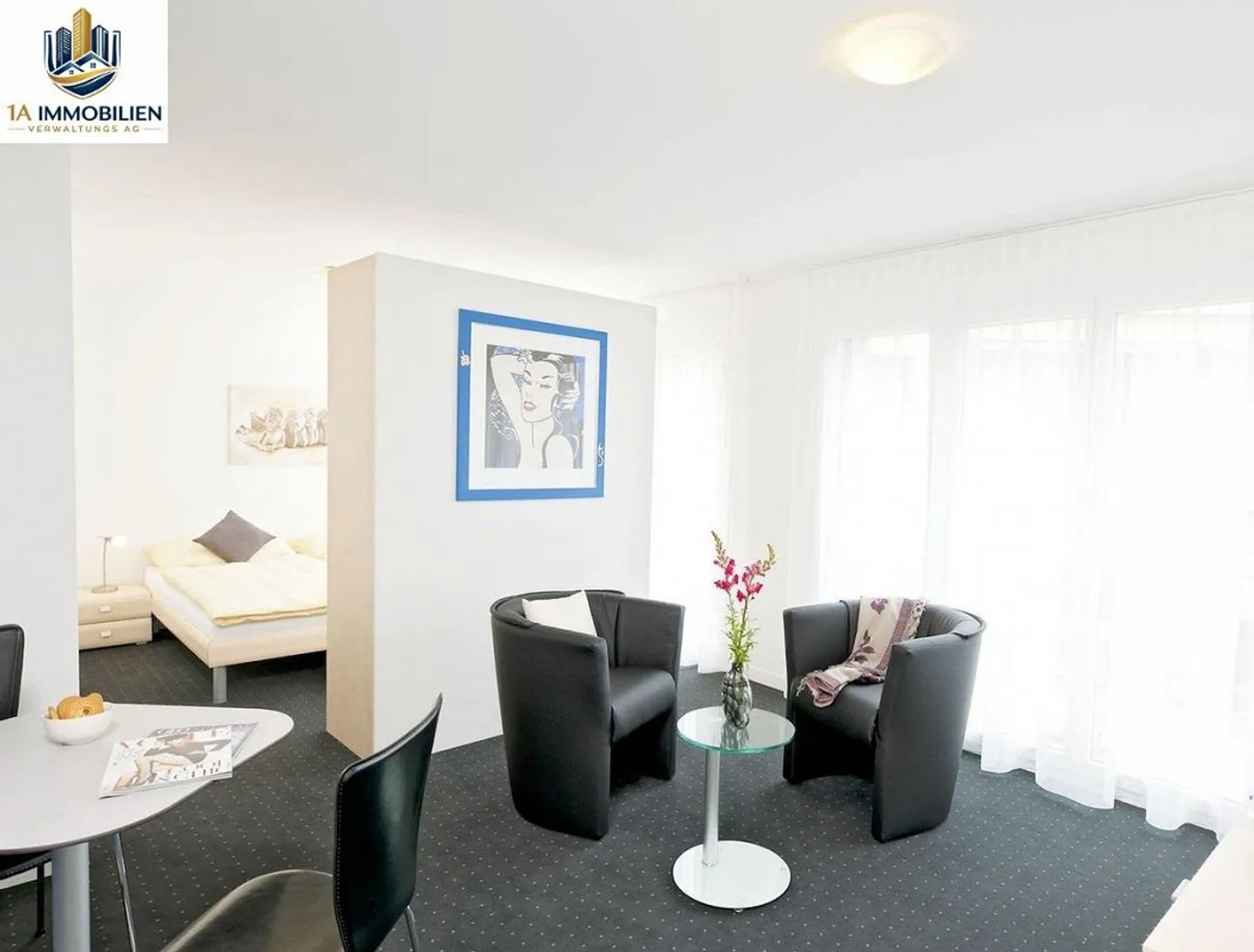 Appartamento arredato 1,5 locali a Cham - Foto 6 di 7