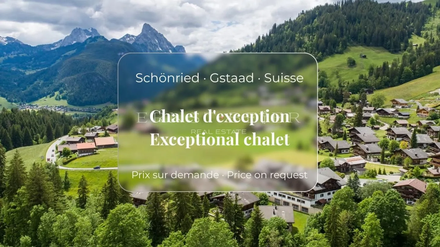 Chalet exceptionnel à Schönried - Photo 1 sur 1