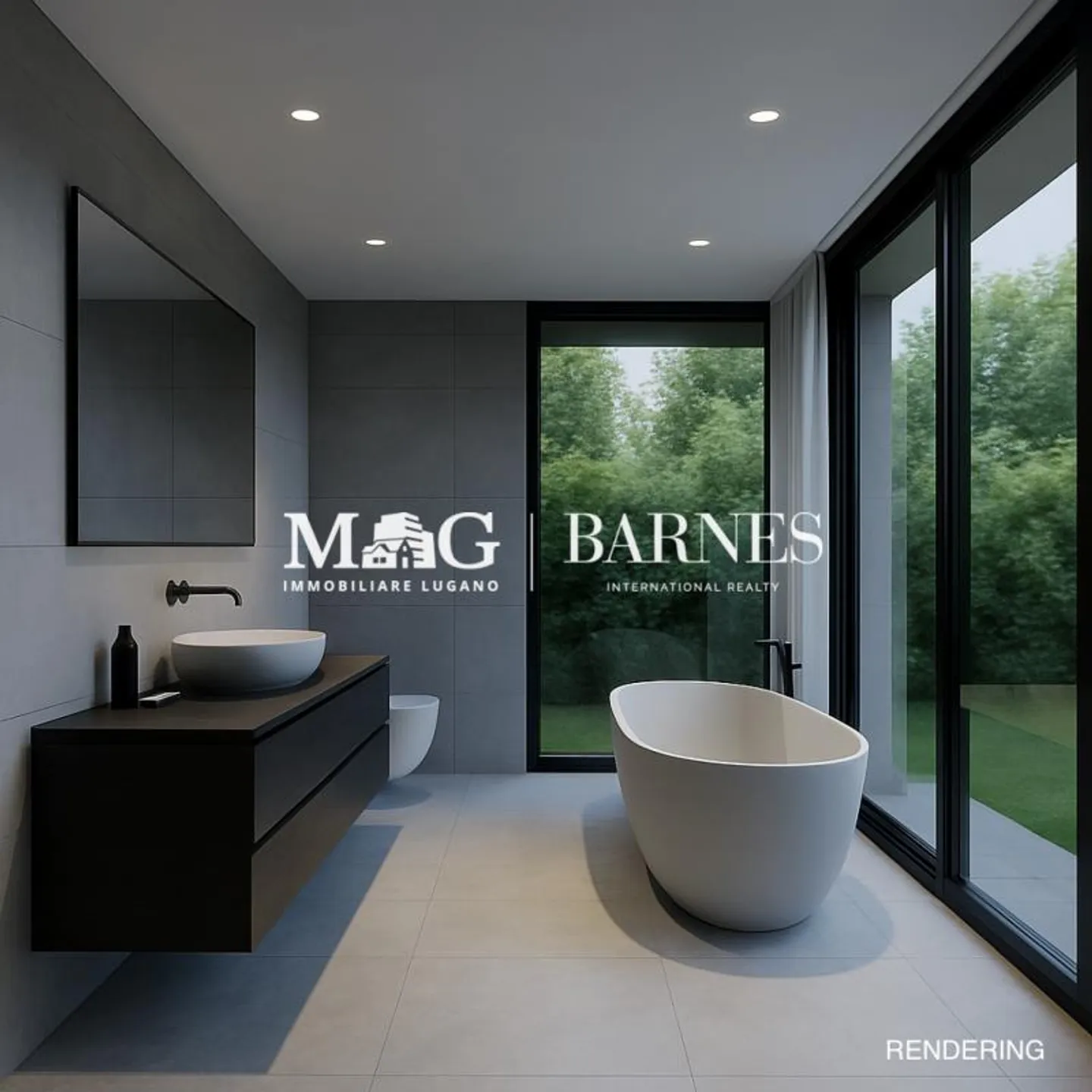 Building plot with approved project for a single-family villa in Origlio - Photo 4 of 4