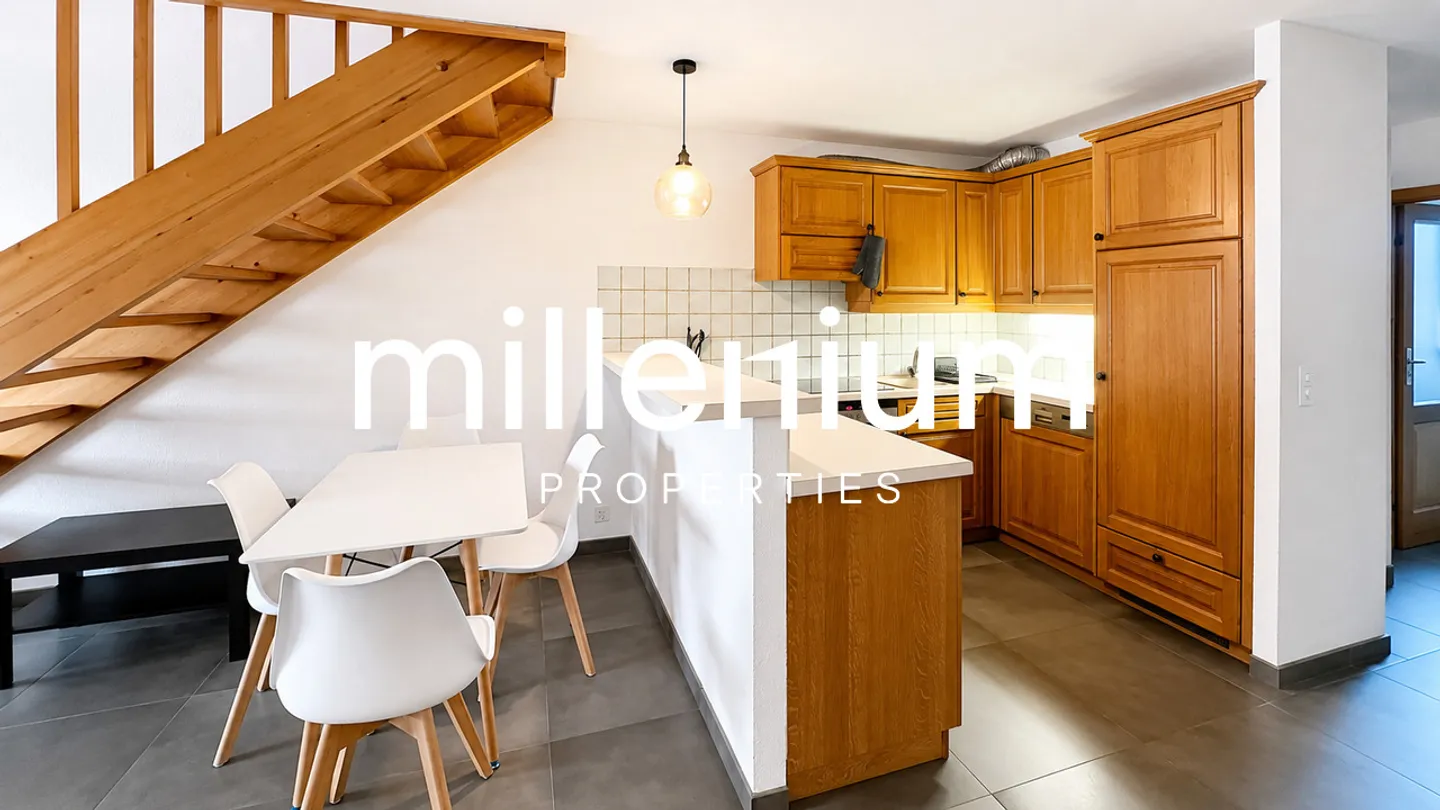 Charmantes Duplex in Aire-la-Ville - Foto 3 von 7