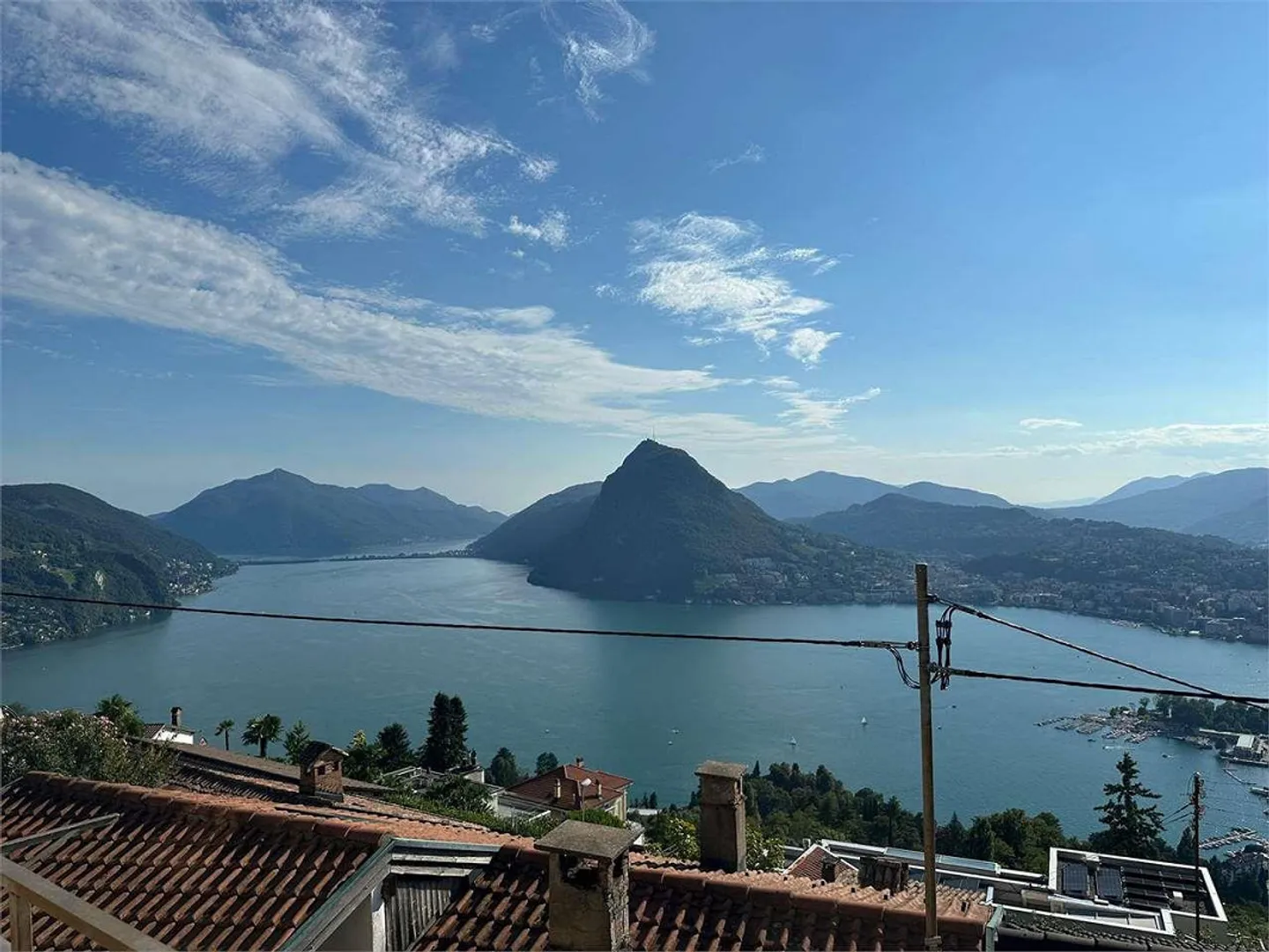 Independent House with Beautiful Lake View in the Heart of Aldesago - Photo 1 of 12