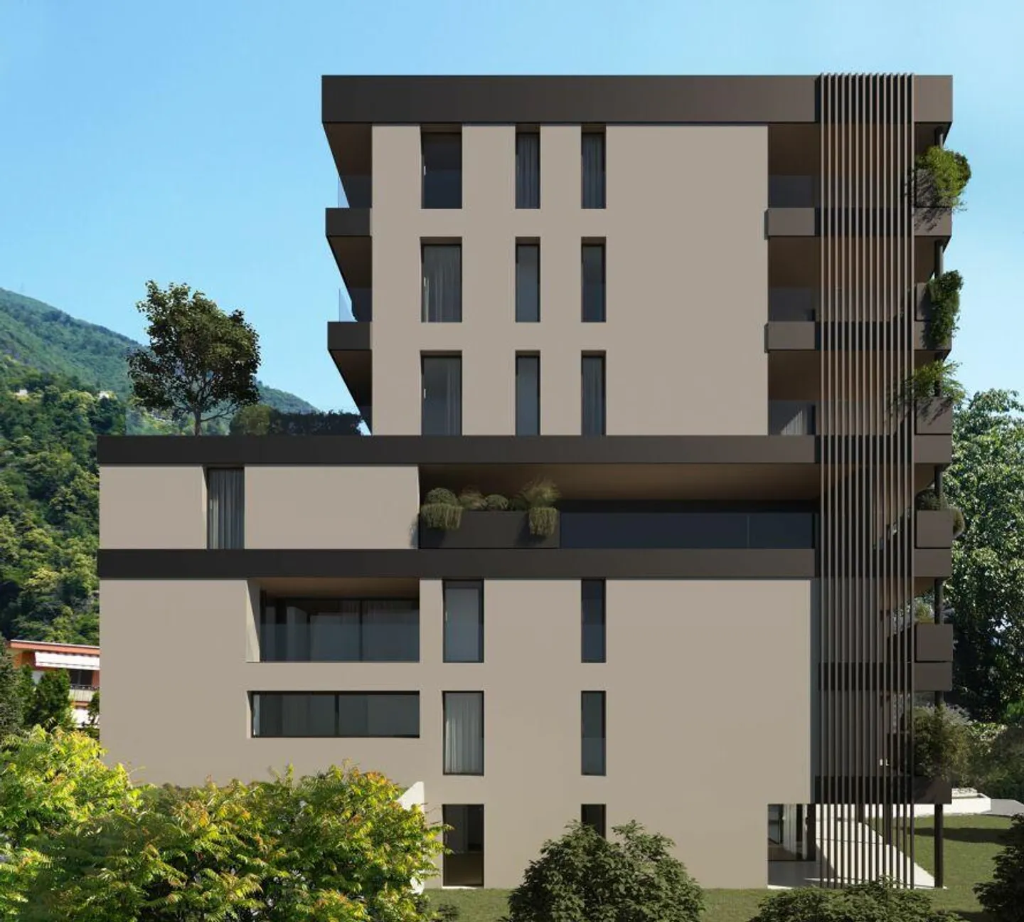 FOR SALE IN LOCARNO - NEW 2.5 ROOM APARTMENT ON THE 2ND FLOOR - Photo 5 of 14