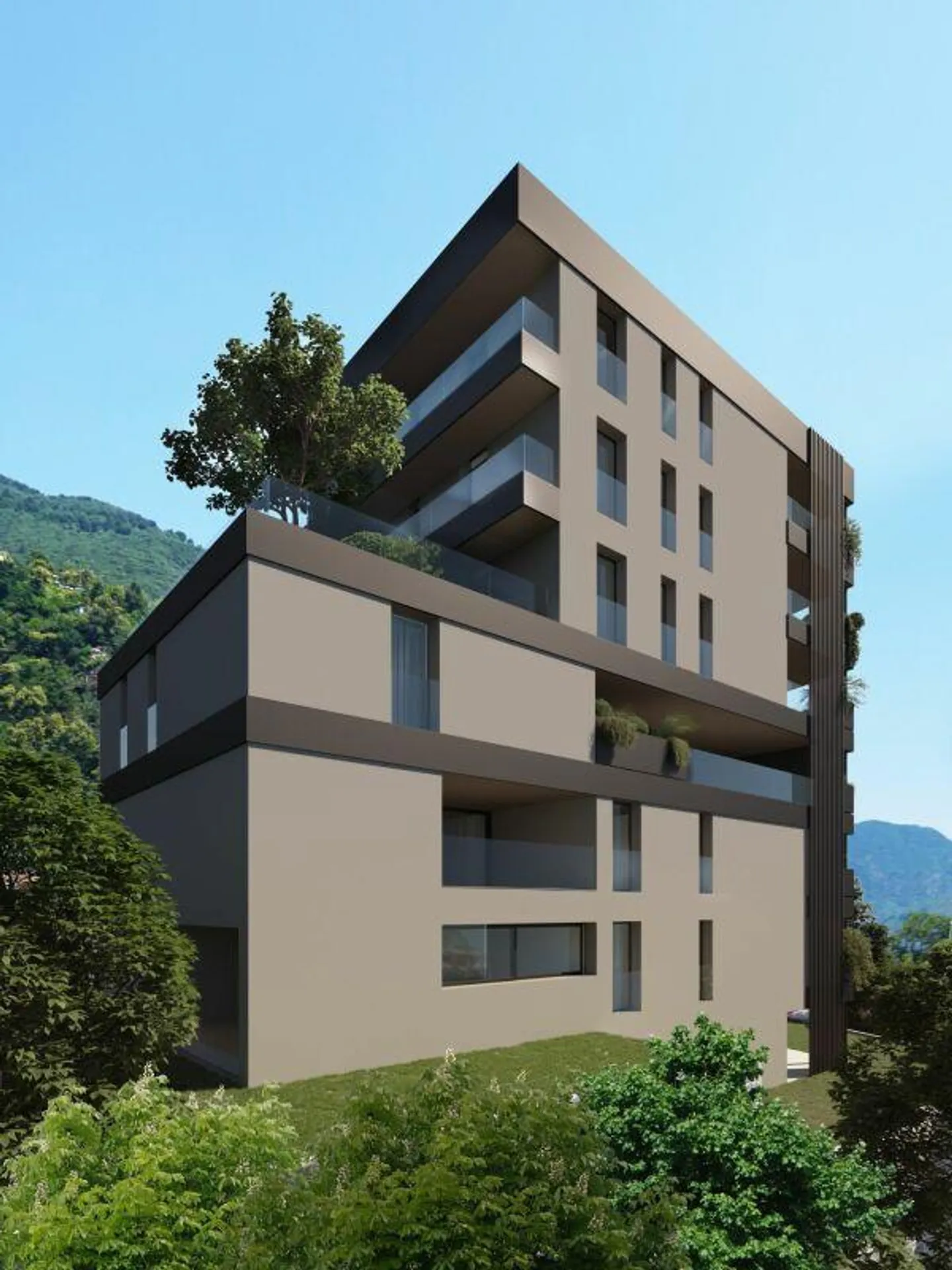 FOR SALE IN LOCARNO - NEW 2.5 ROOM APARTMENT ON THE 2ND FLOOR - Photo 6 of 14