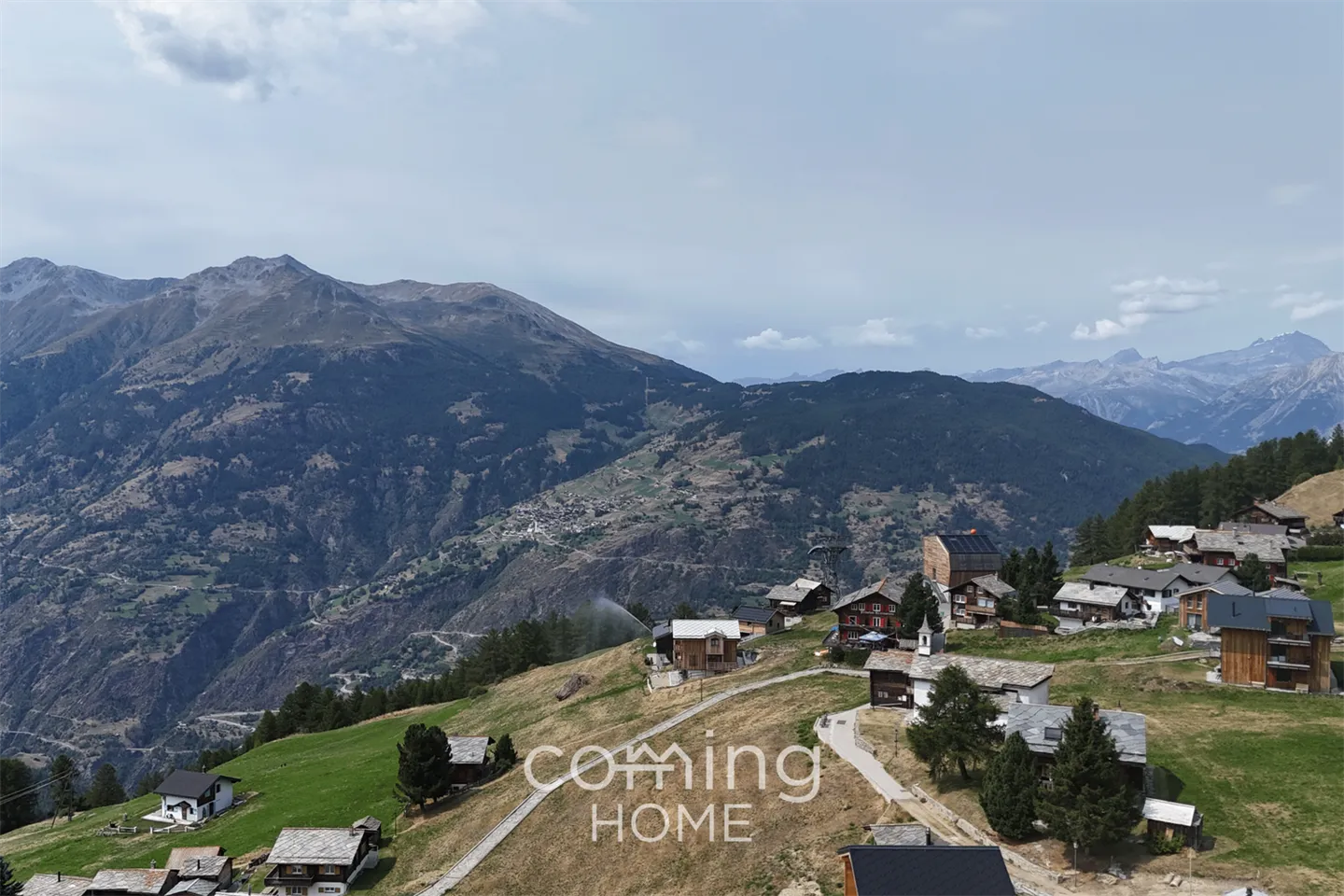 Sunny building plot with breathtaking views in Gspon - Photo 5 of 8