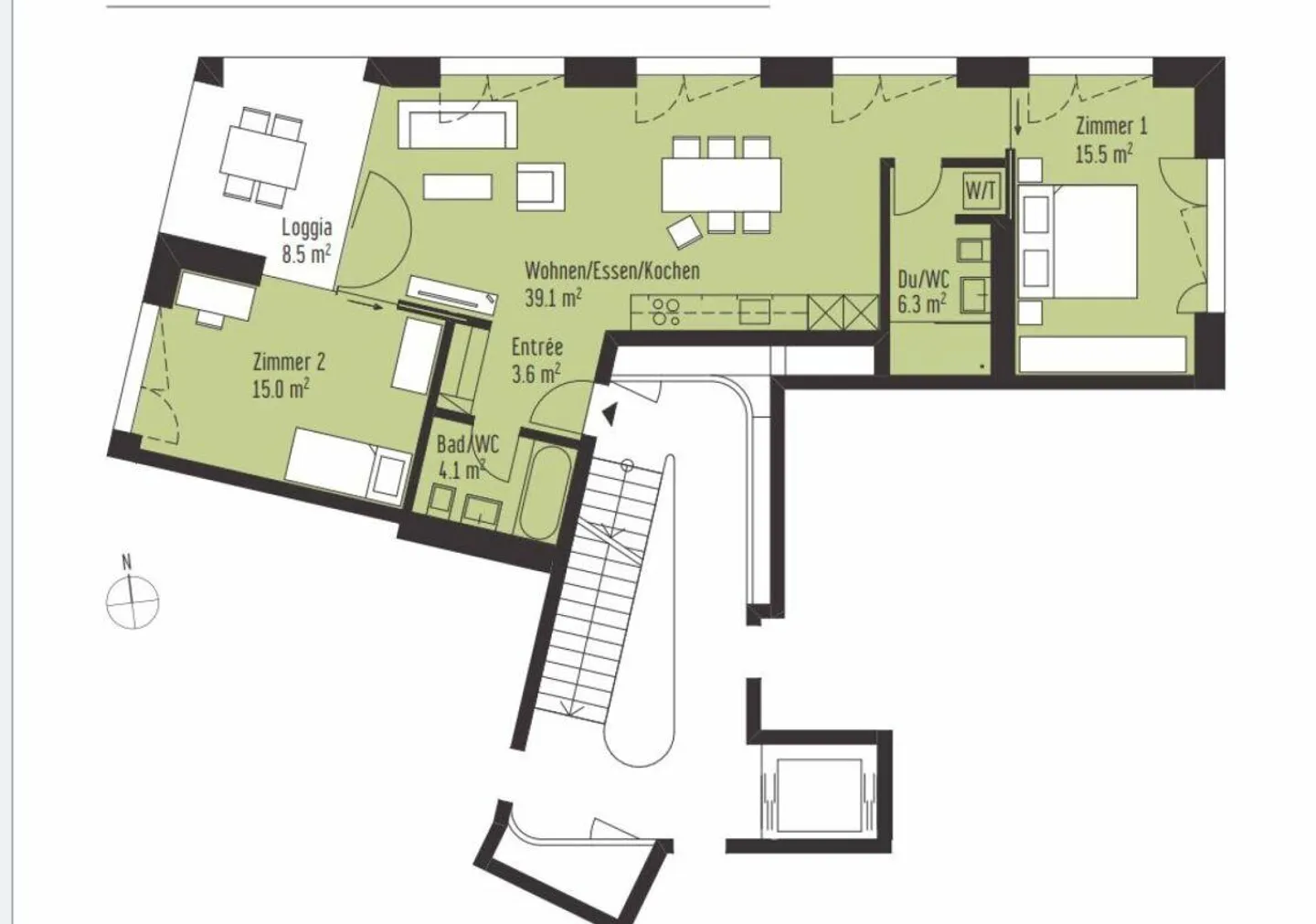 MODERN apartment seeks new tenant - Photo 10 of 10