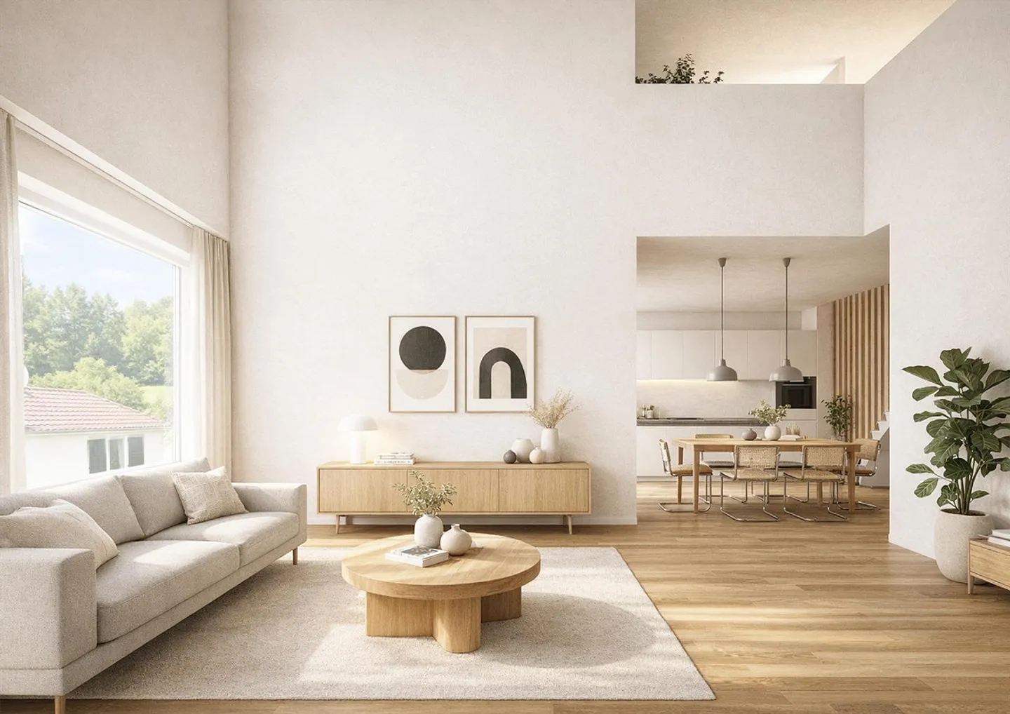 Stilvolle Maisonette mit Aussicht - Foto 3 von 4