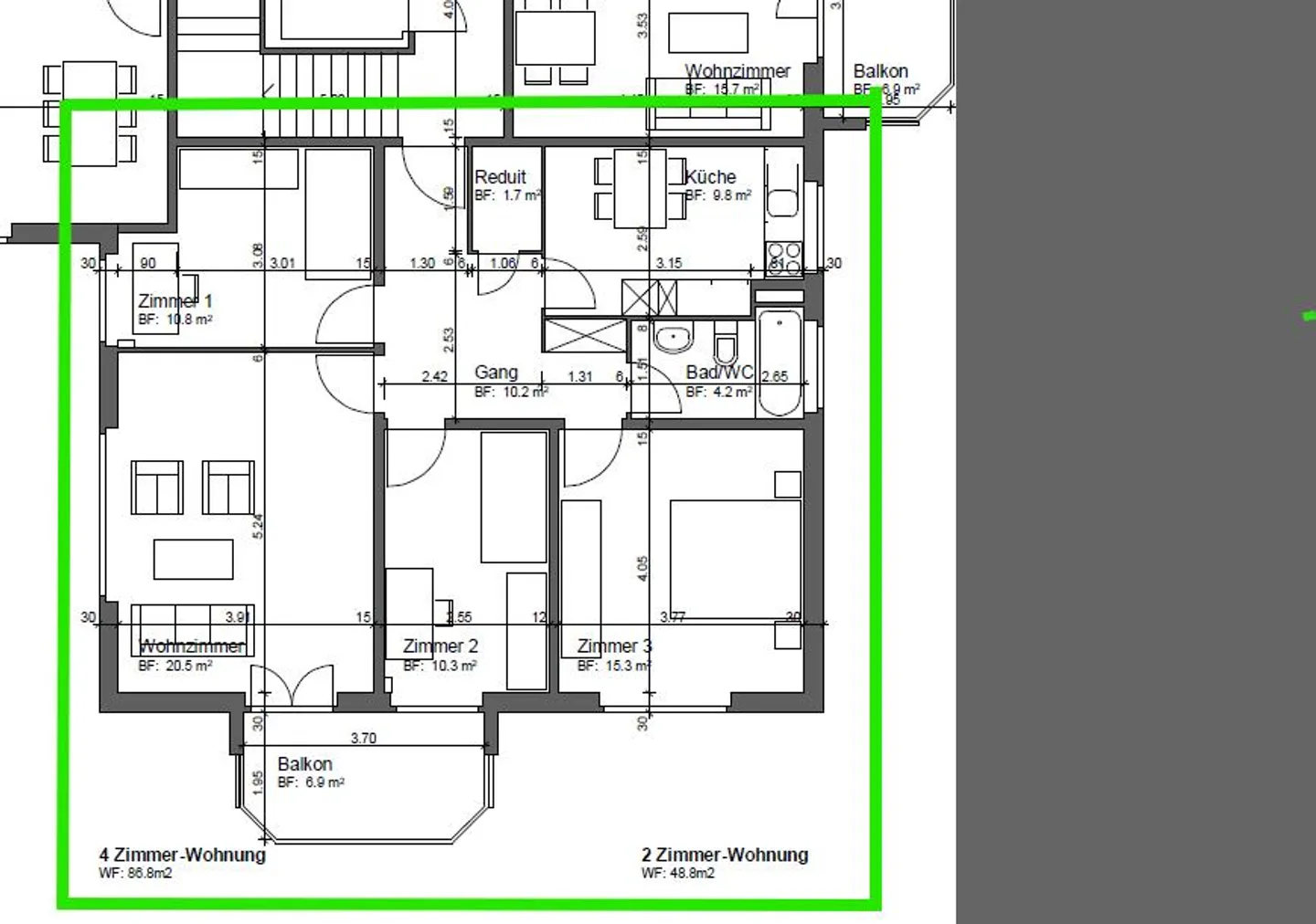 Zentrale Wohnung mit toller Aussicht - Foto 10 von 10