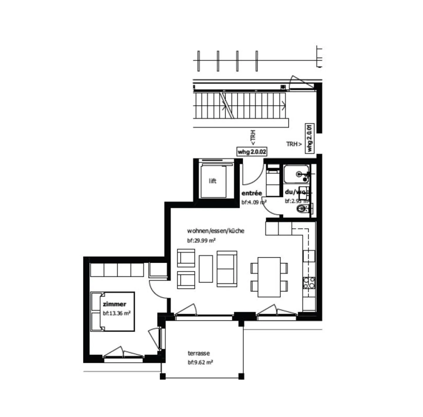 Modernes Apartment mit Weitsicht - Foto 9 von 10