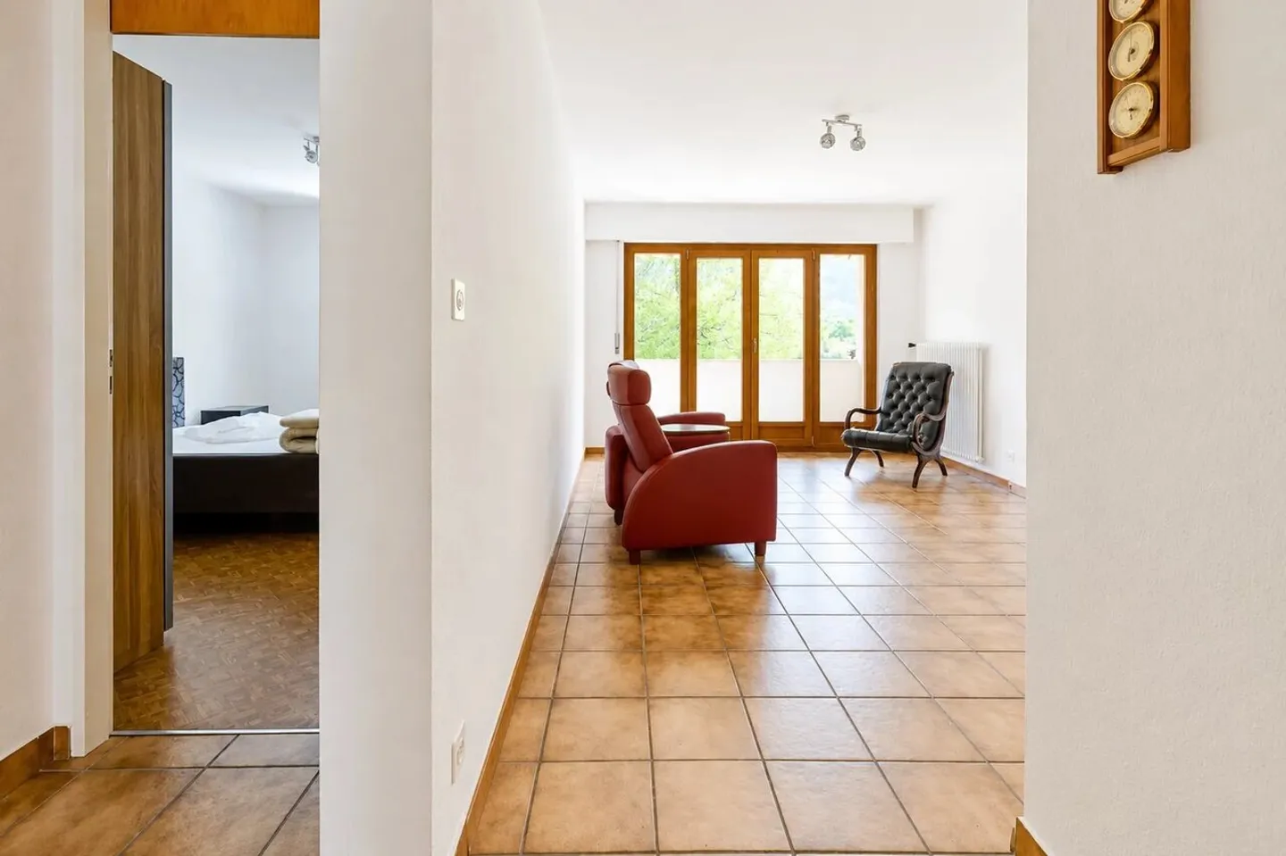 Helles 3,5-Zimmer-Wohnung mit Charme im Herzen von Conthey - Foto 4 von 12
