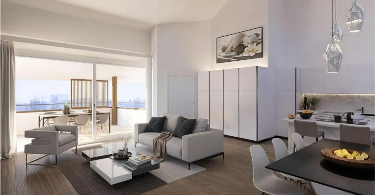 PENTHOUSE N°14 - PANORAMIC VIEW OF THE LAKE AND THE ALPS - Photo 1 of 7
