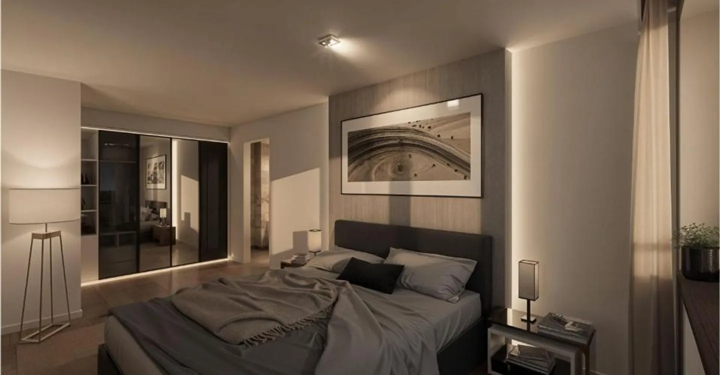 PENTHOUSE N°14 - PANORAMIC VIEW OF THE LAKE AND THE ALPS - Photo 2 of 7
