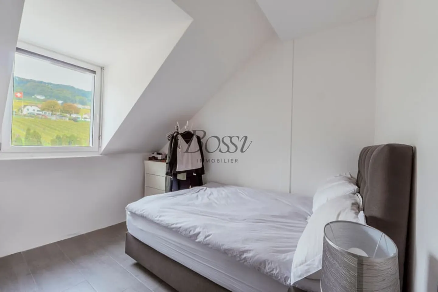 A 8 mn de la gare de Rolle, attique avec vue lac-Alpes-vignobles - Foto 12 di 13