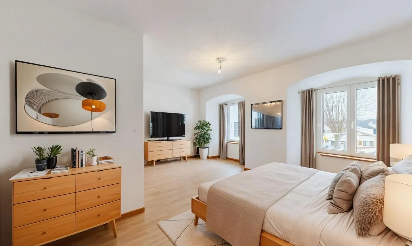 Stunning 5.5 room apartment in the attic facing south in a historic building! - Photo 7 of 13