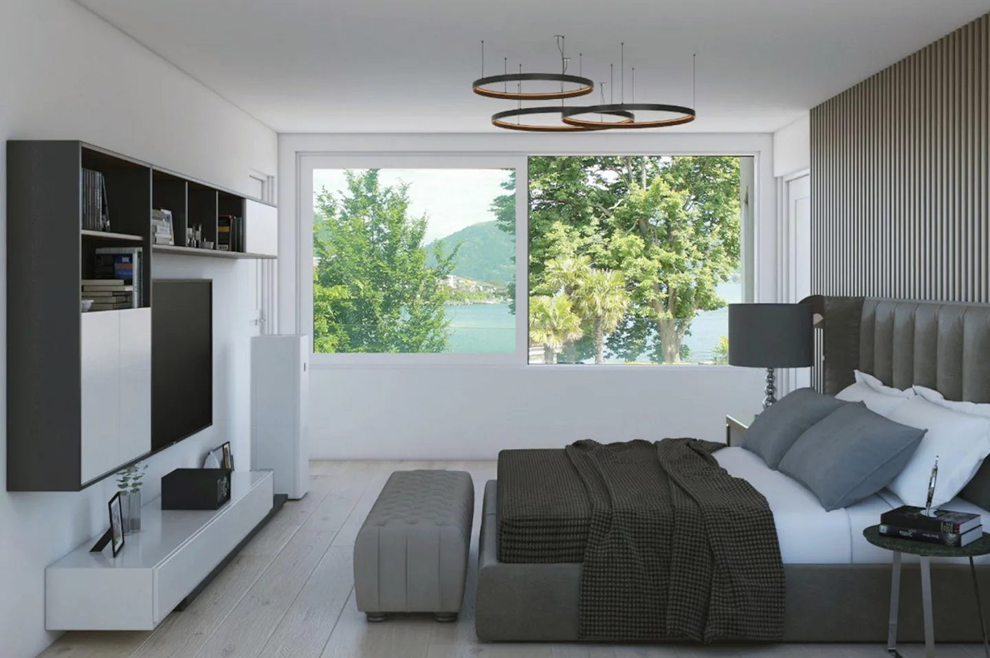NUOVA CASA DI 6.5 LOCALI SUL LAGO | FULLY FURNISHED 6.5-ROOM HOUSE ... - Foto 9 di 10