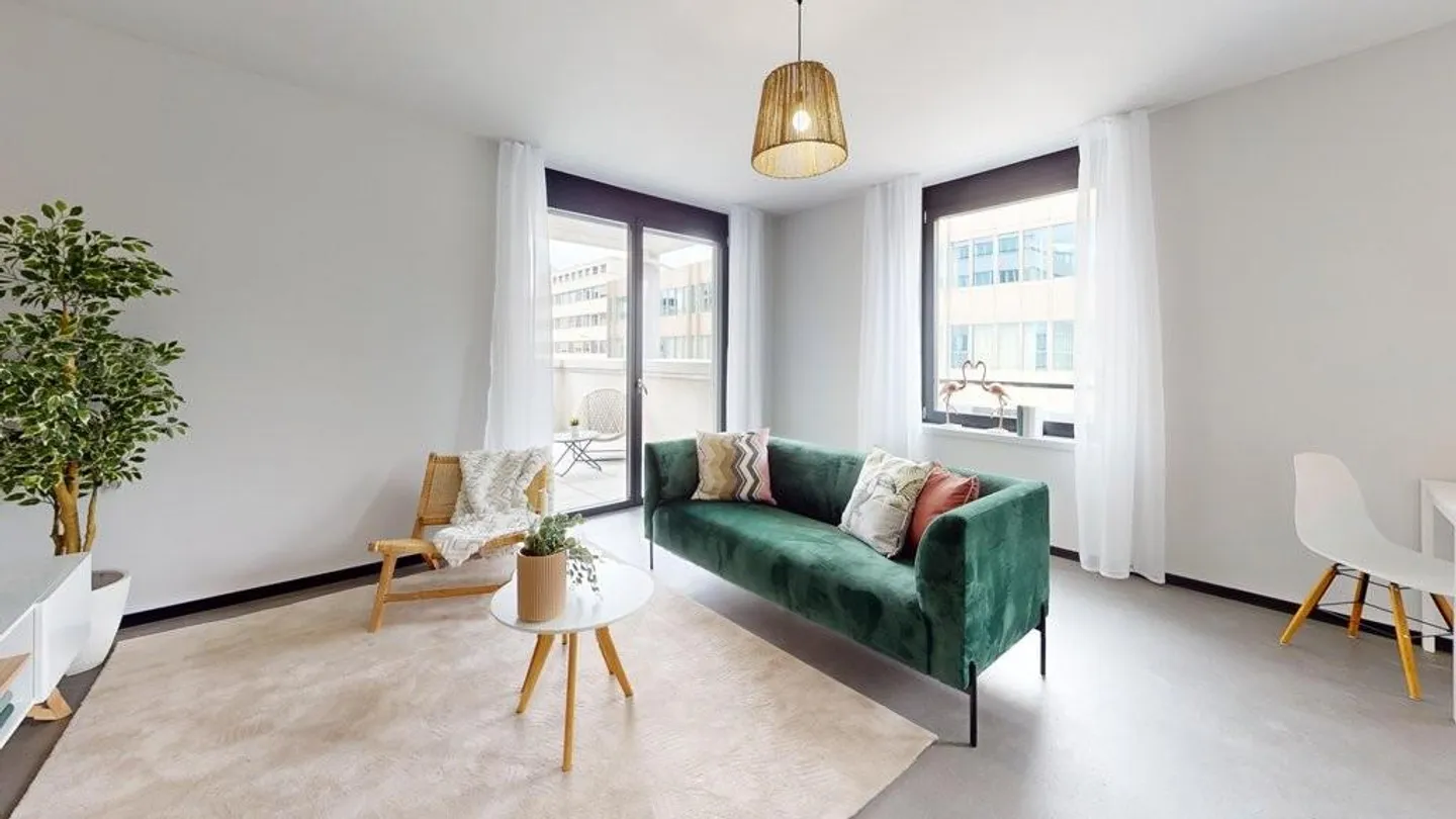 Oasis de bien-être : Emménagez dans un appartement moderne de 2,5 pièces dans un emplacement de choix - Photo 3 sur 6