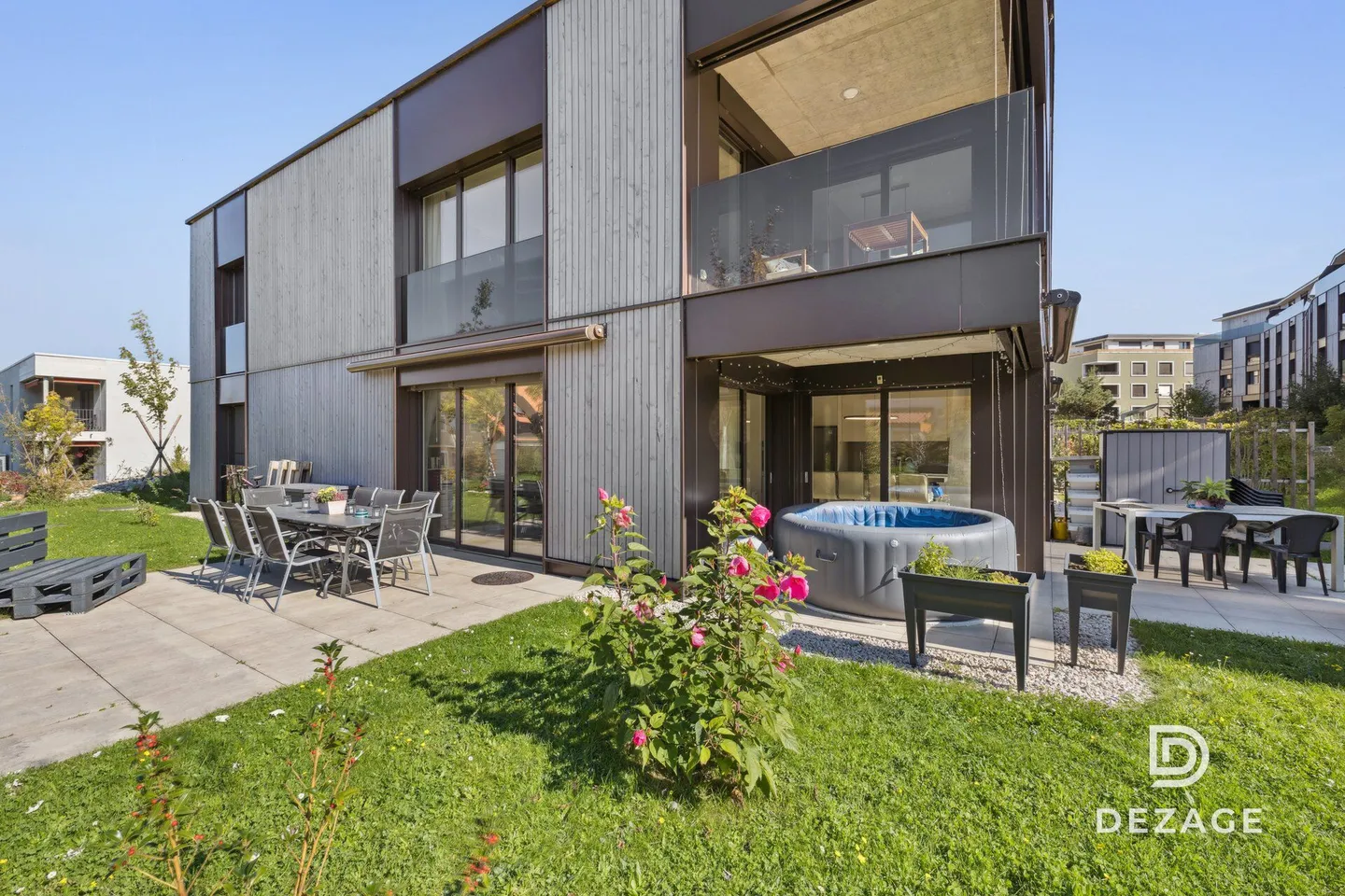 Neue Minergie-Wohnung mit Garten, nur wenige Schritte vom Zentrum von Echallens entfernt - Foto 1 von 11