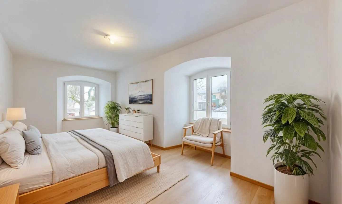Superb 3.5-room apartment facing southwest in a historic building - Photo 9 of 13