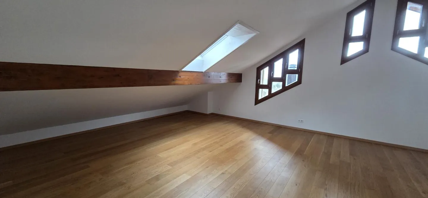 Superb and unique duplex apartment in the attic in Bernex - Photo 16 of 17
