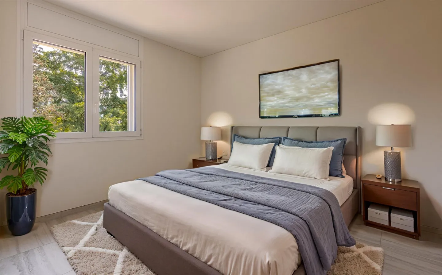 Bel et moderne appartement de 3,5 pièces avec terrasse à Genestrerio - Photo 8 sur 9