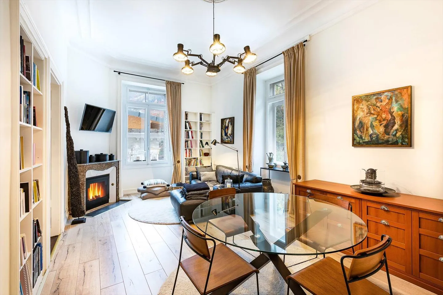 Magnifique appartement de 3,5 pièces de 98 m2 - Élégance de l'époque - Photo 6 sur 11