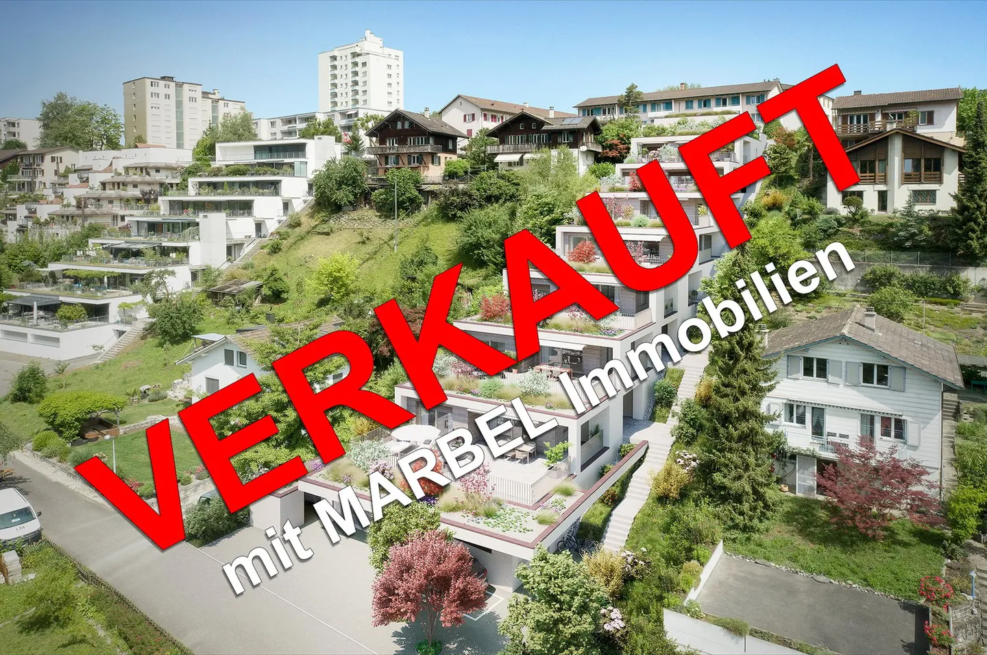SOLD - NEW - MODERN - EXCLUSIVE - Terrace House Project Limmatblick Nussbaumen - Photo 1 of 2