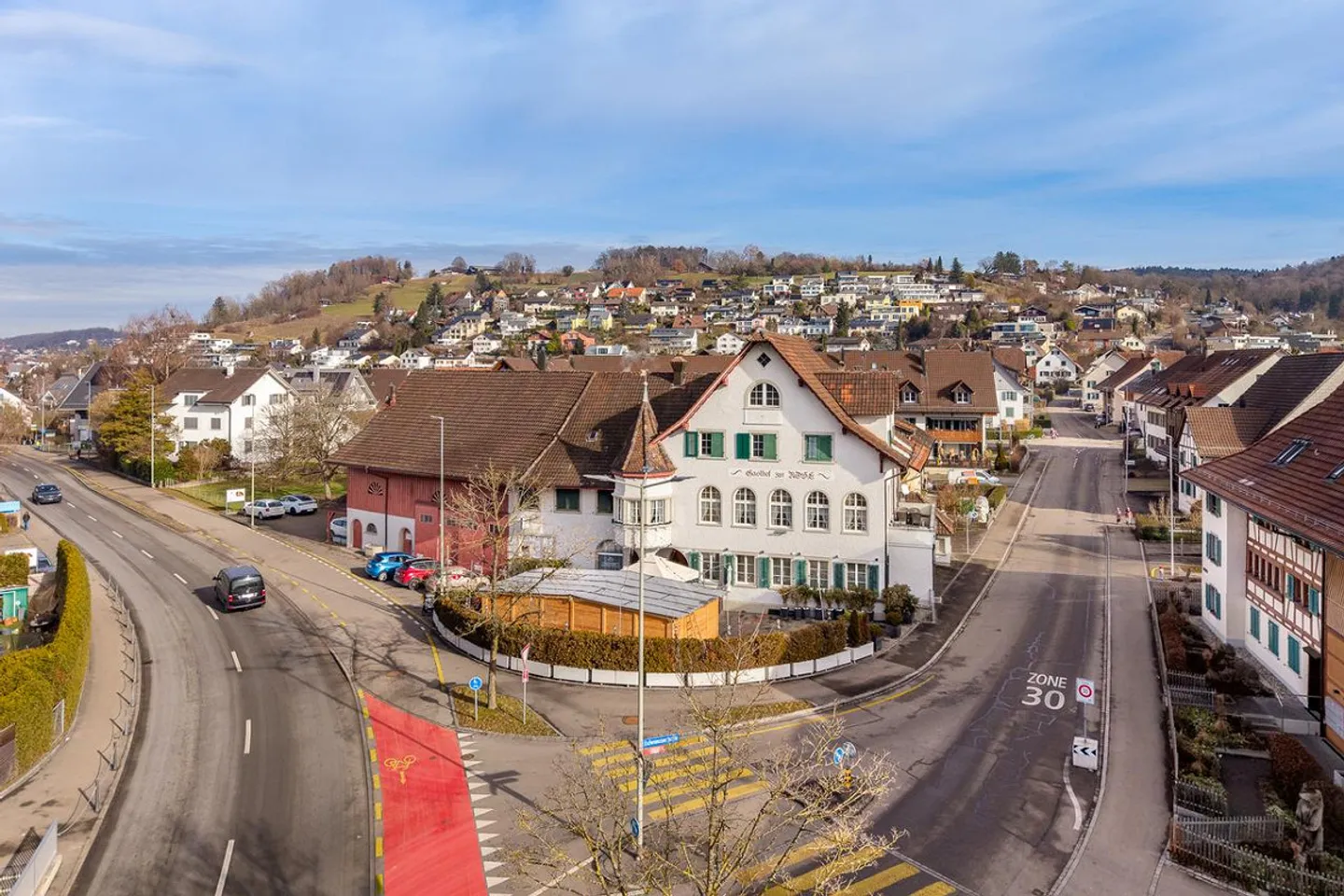 Historical Inn with Exciting Residential Development Potential in the Center of Bachenbülach - Photo 1 of 12
