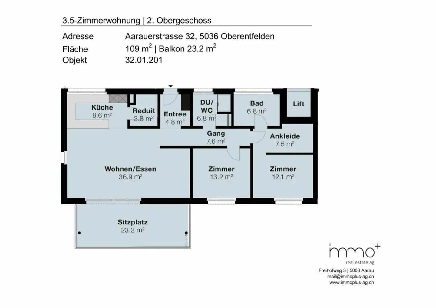Appartamento 3.5 locali con balcone | 109 m² - Foto 9 di 9