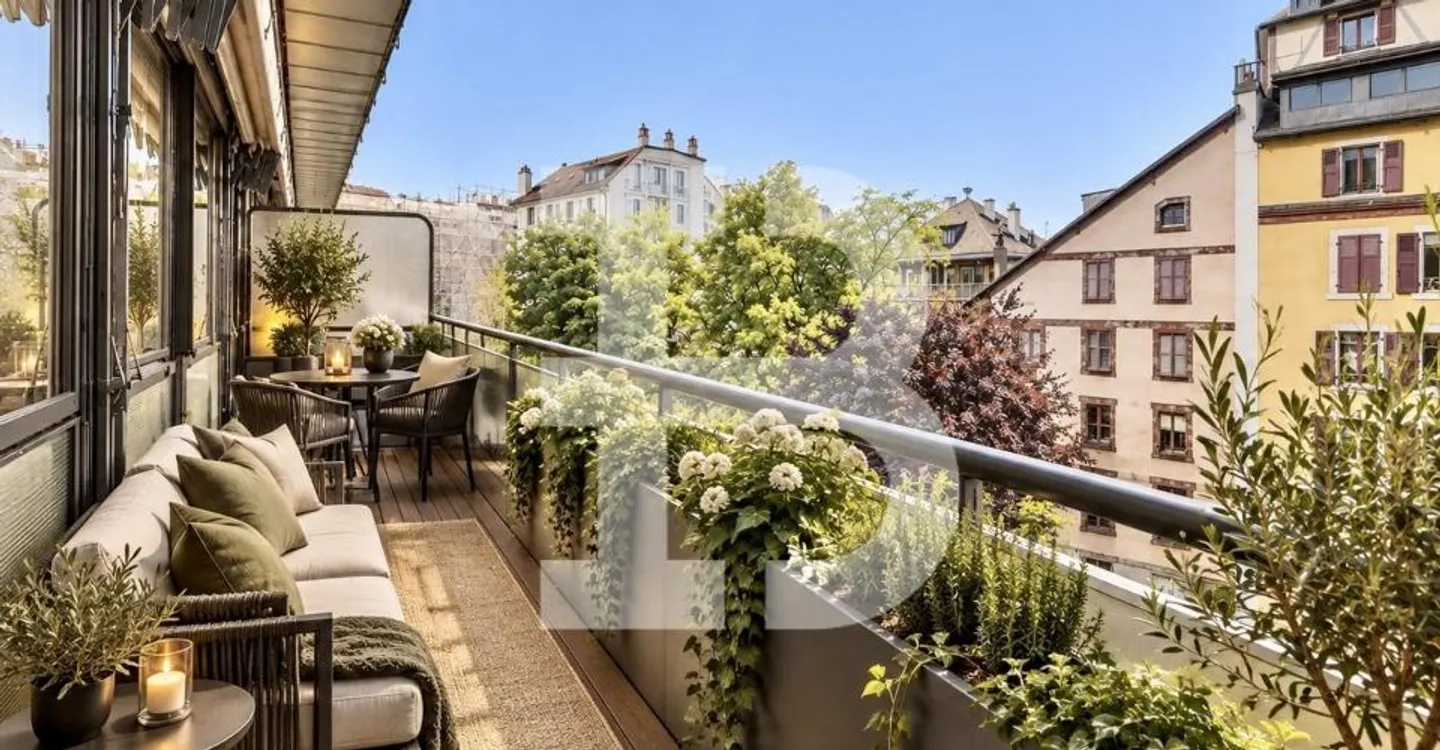 Exceptional duplex in the heart of Eaux-vives - Photo 6 of 6