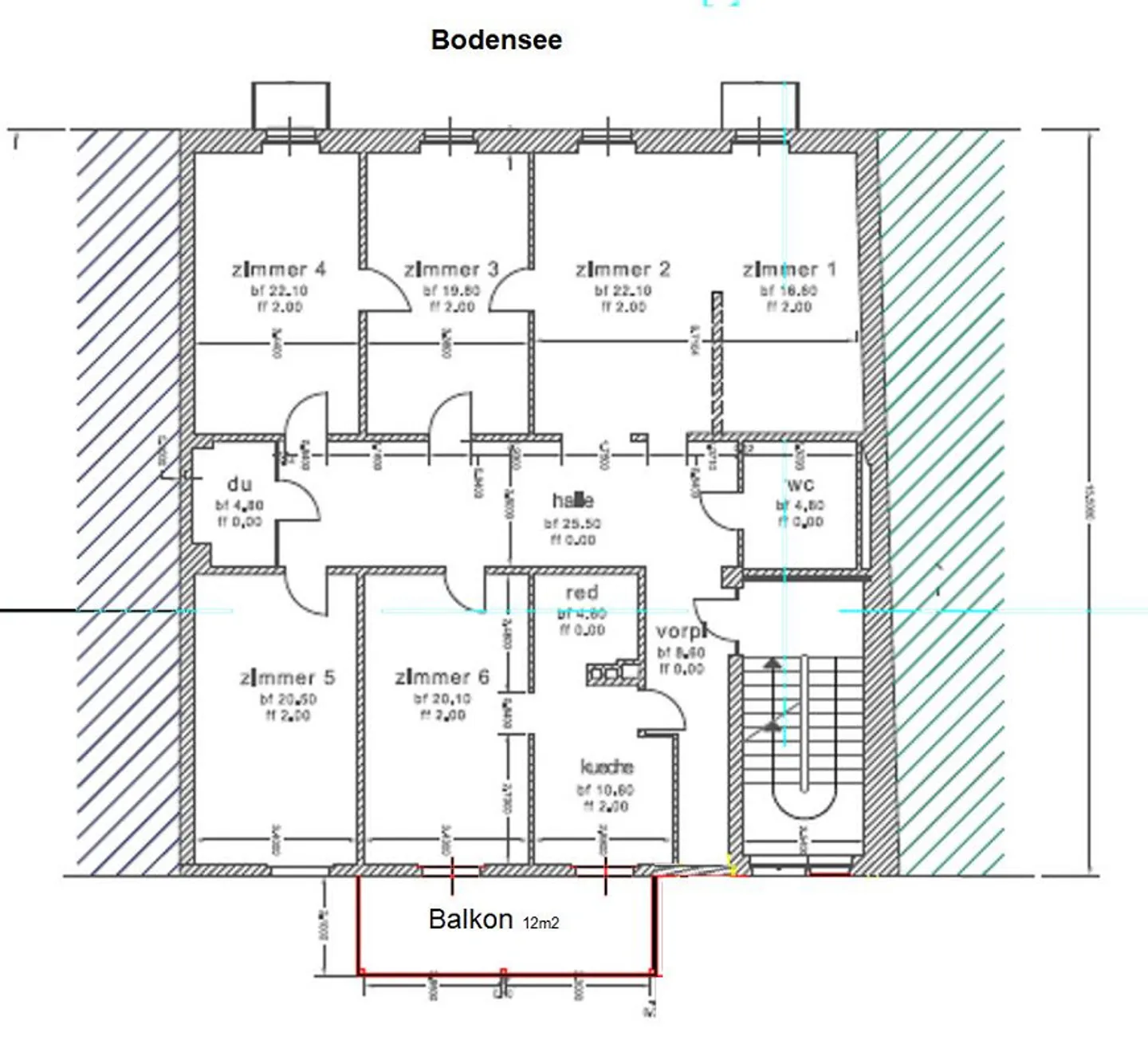 Vista lago - Ampio appartamento di 5 stanze su 175 m² in casa in stile Liberty - Foto 25 di 25