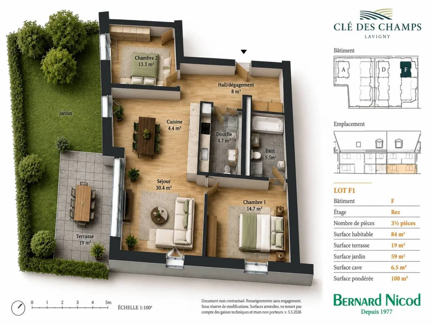 Nouvelle Promotion! Appartements de 3.5 à 5.5 pièces avec terrasses et balcons - Foto 1 von 9
