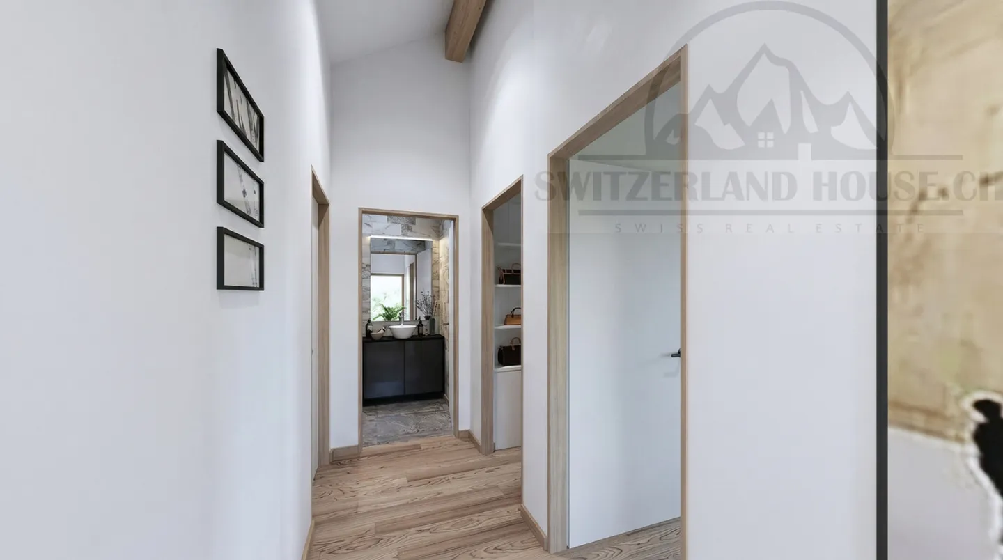 Magnificent 4.5 pcs near Sarine in the lower town of Fribourg - Photo 10 of 14