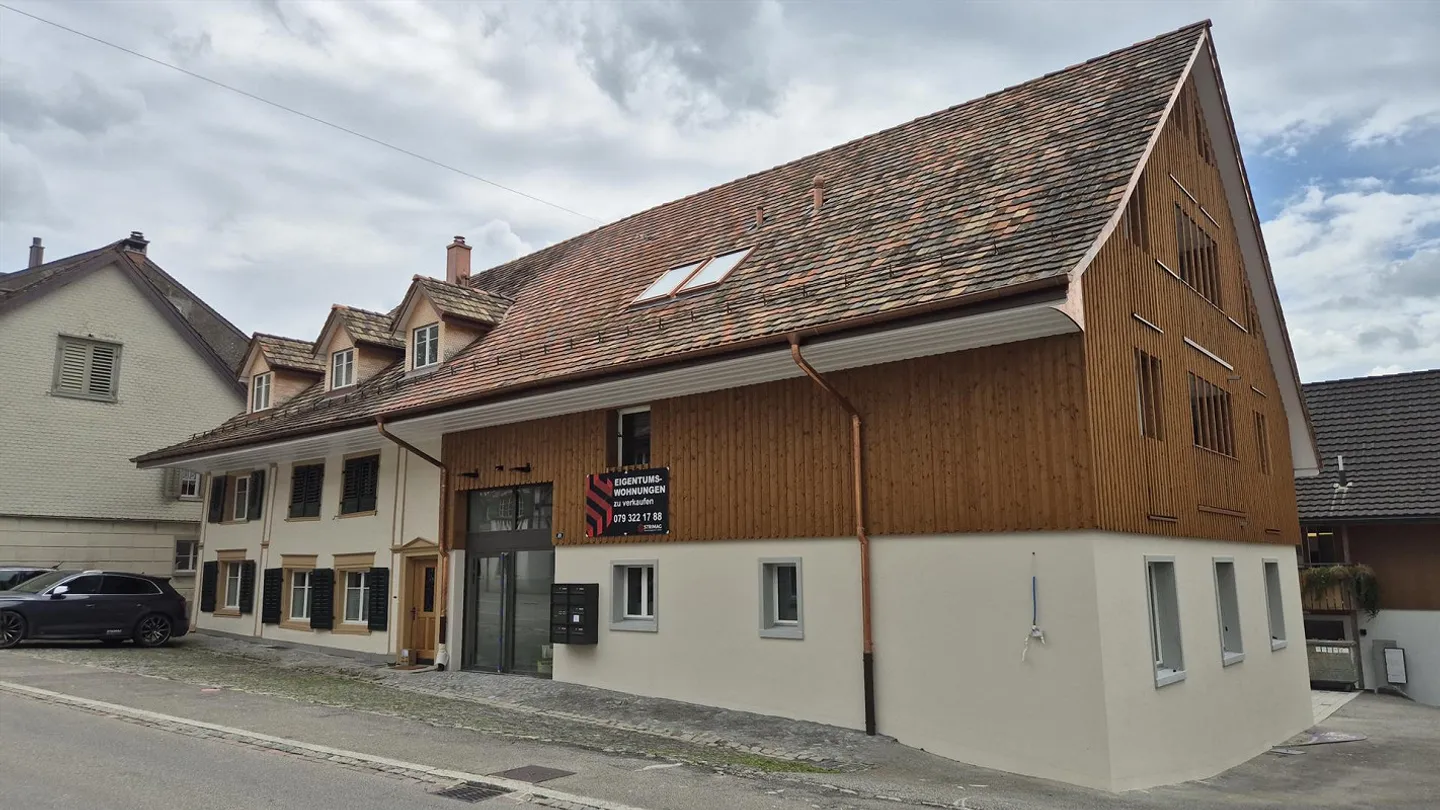 Appartement 3,5 pièces avec jardin urbain au centre de Weinfelden - Photo 1 sur 8