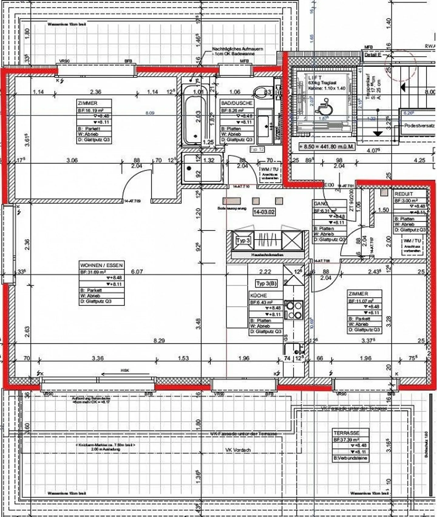 Moderne Attikawohnung in Aegerten - Foto 5 von 5