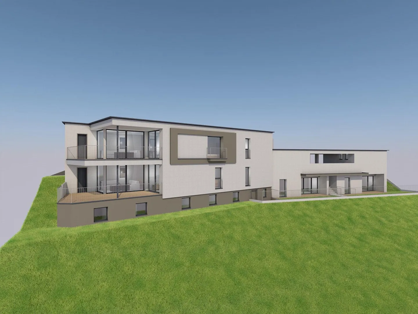 NEUES UND MODERNES 2.5-ZIMMER-WOHNUNG MIT GARTEN UND SEEBLICK IN CADEMARIO - Foto 1 von 7