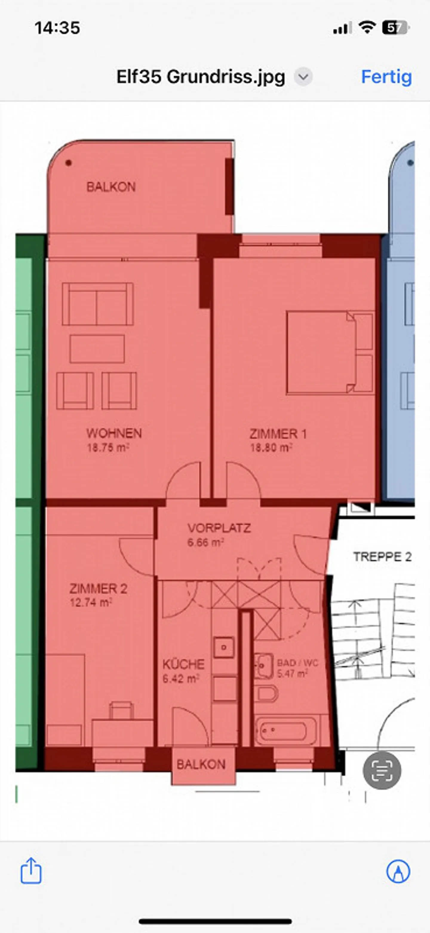 Charmante Wohnung in Ruhiger Lage - Foto 8 von 8
