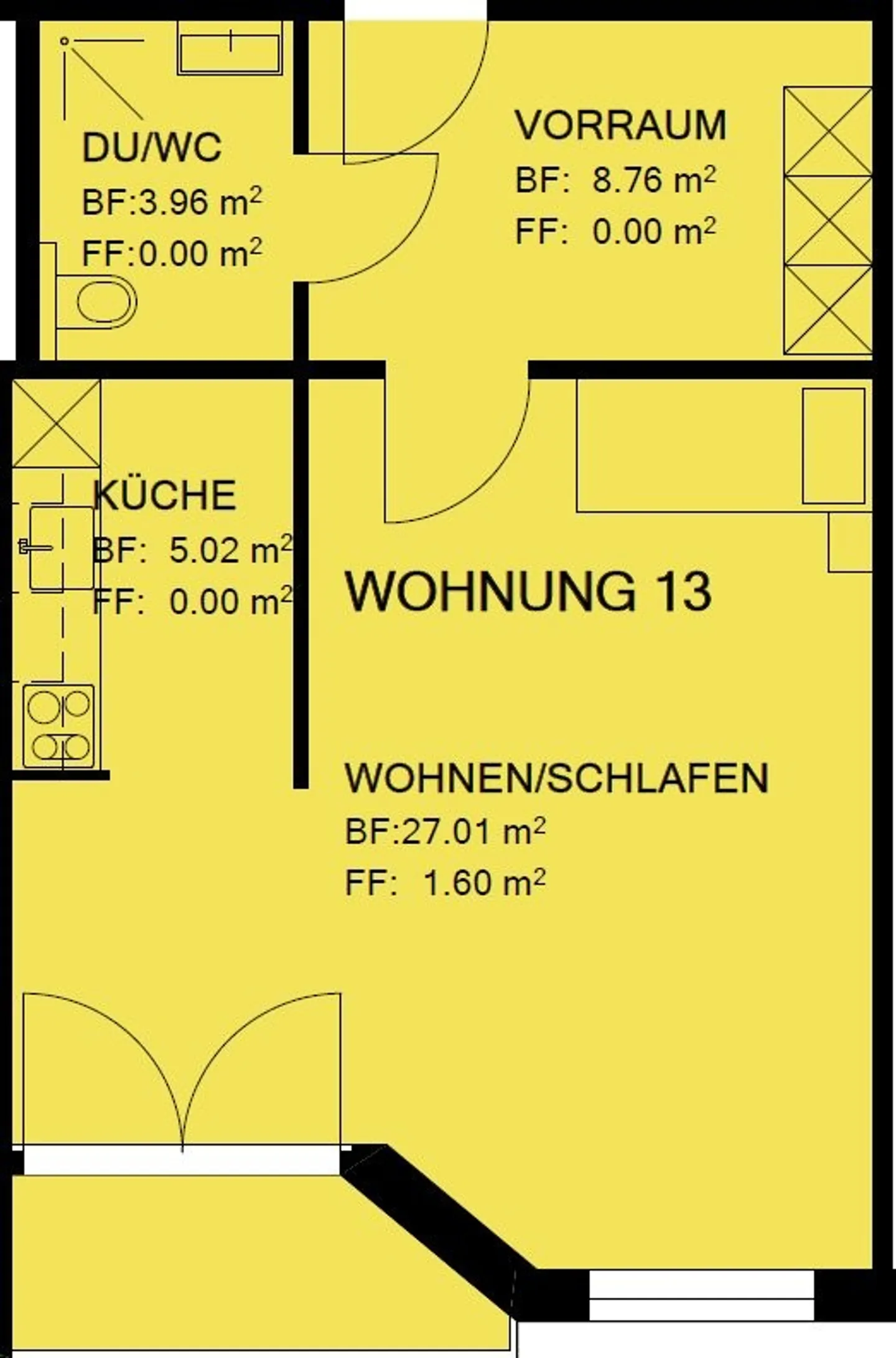 Moderne Wohnung in Berneck - Foto 6 von 6