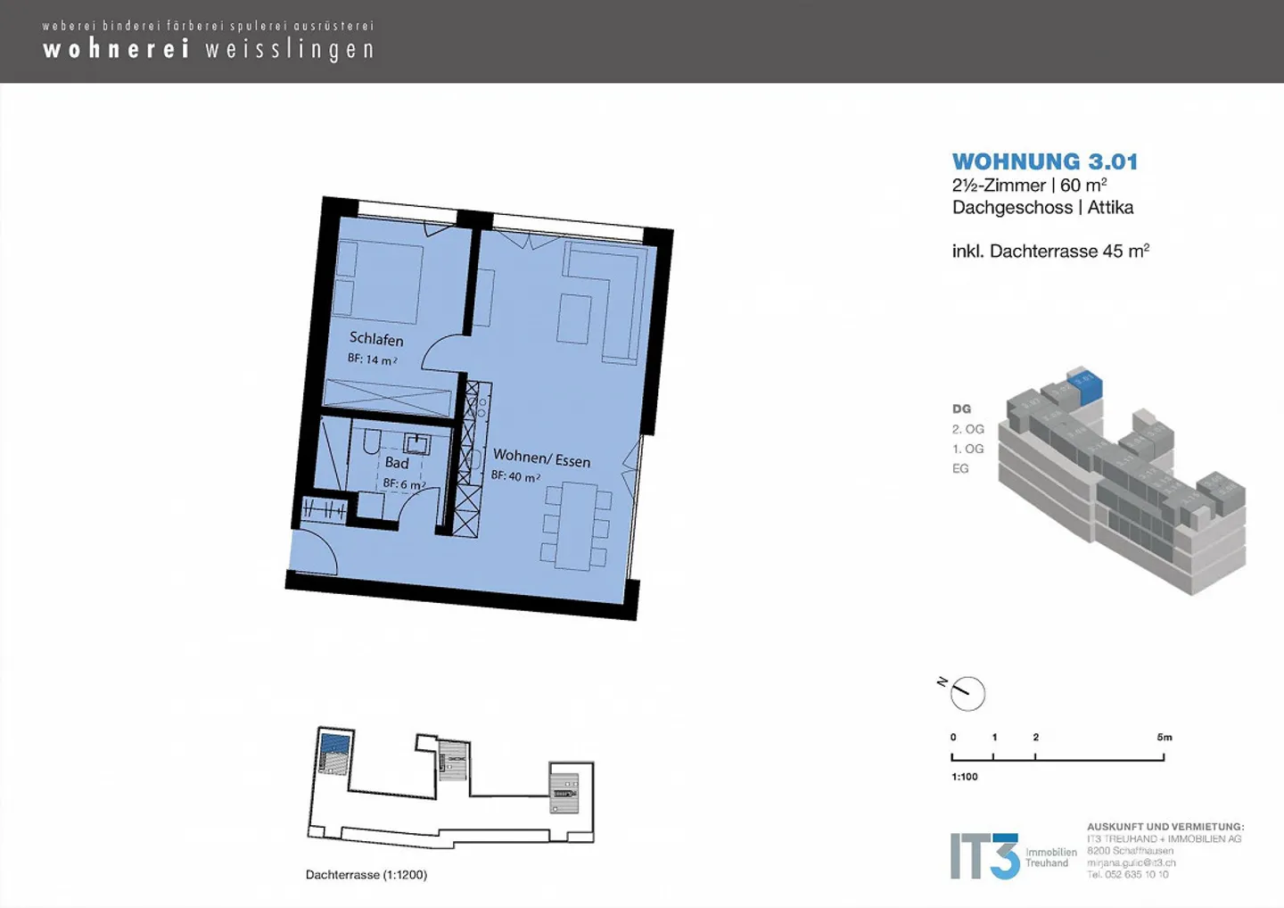Appartement 2,5 pièces à Weisslingen - Photo 7 sur 7