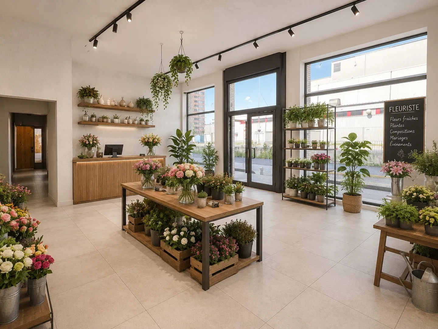 Gewerbefläche zur Miete im neuen Öko-Viertel in Marly! - Foto 1 von 4
