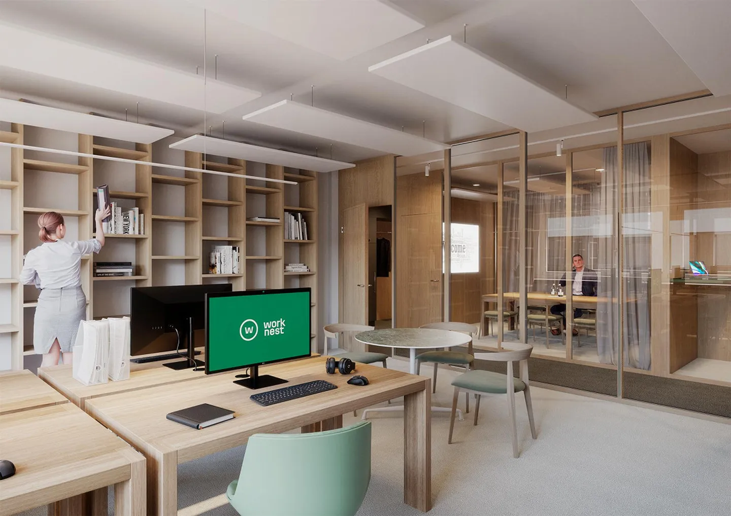 Work Nest - Willkommen bei uns, in der grünen Oase, wo Natur und Wo... - Foto 4 von 7