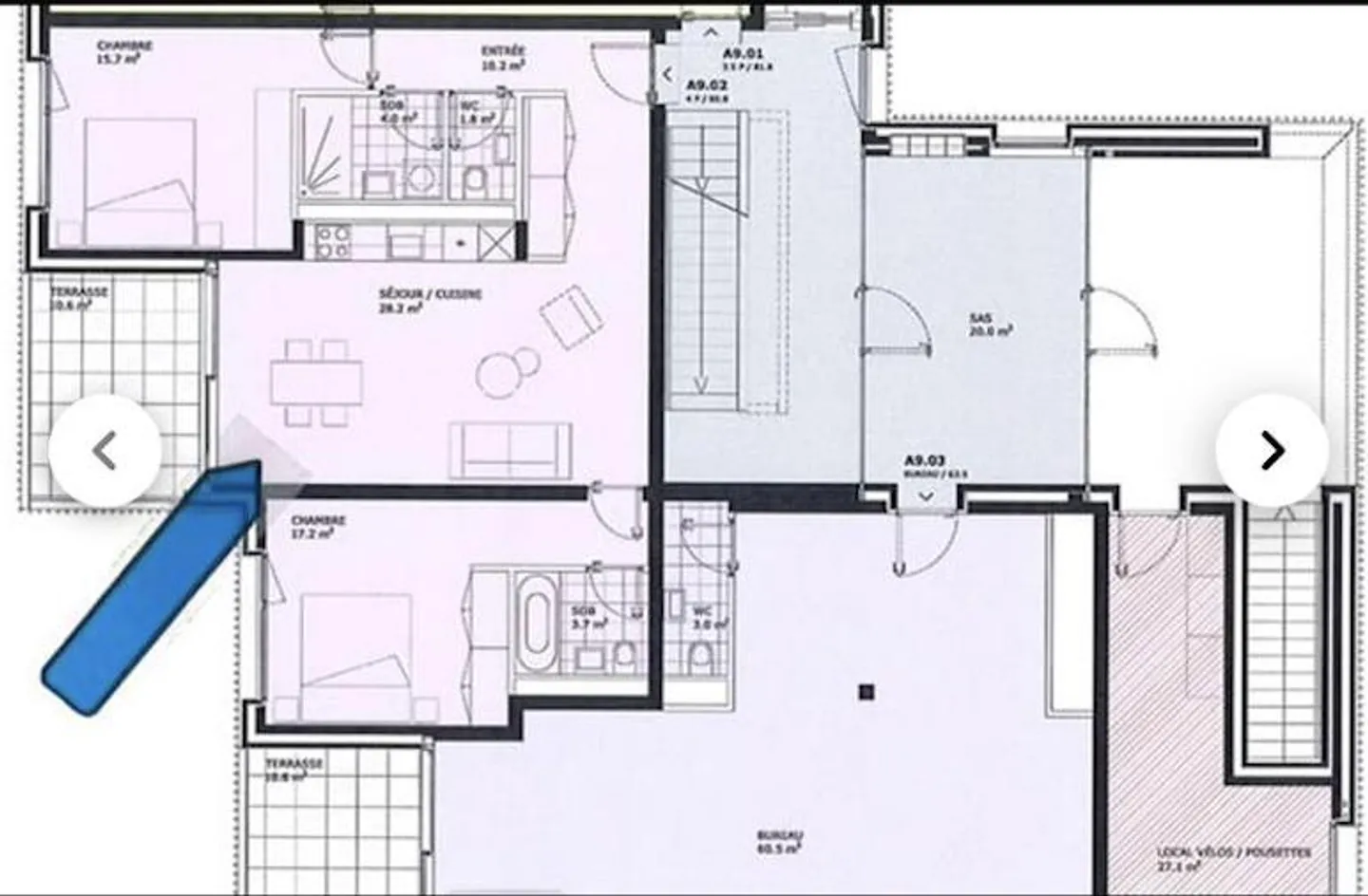 Appartement 2.5 Zimmer von hohem Standard zur Miete in Crans (VD) - Foto 12 von 12