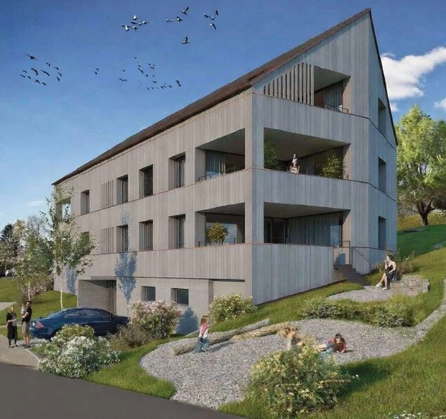 Mörschwil: Exclusive 3.5-Room Penthouse with Lake View - Photo 1 of 9