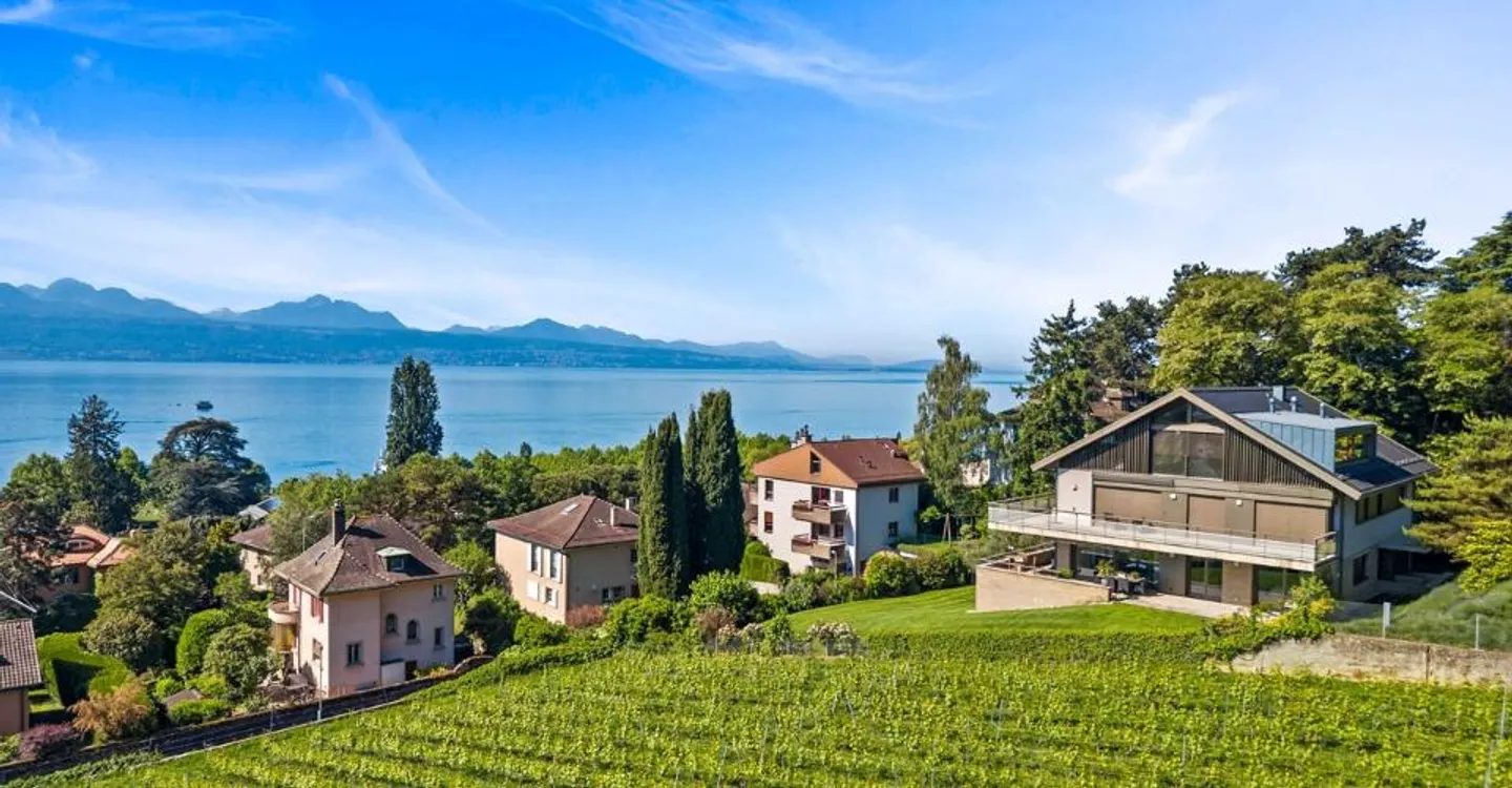 Eine Adresse, an der jeder Tag mit Blick auf den Genfersee beginnt! - Foto 3 von 13